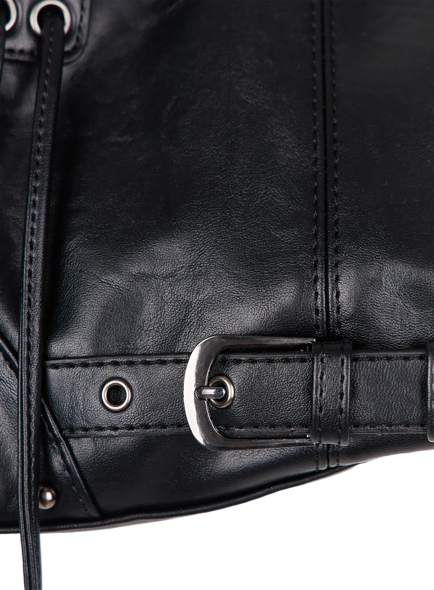Faux Leather Versatile Shoulder Bag CY519 - Image 5