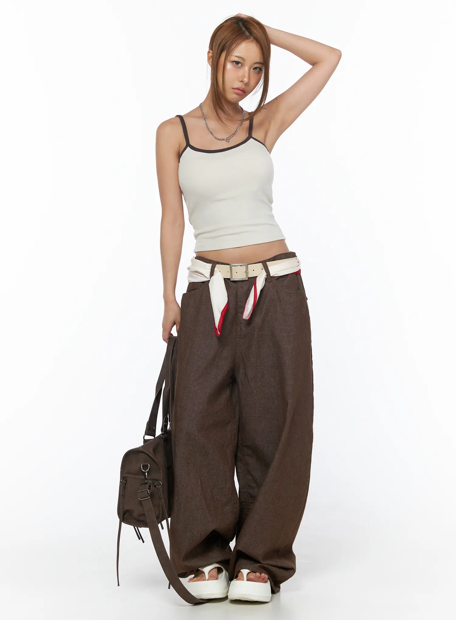 Fay Back Pocket Baggy Jeans CU502 - Image 2
