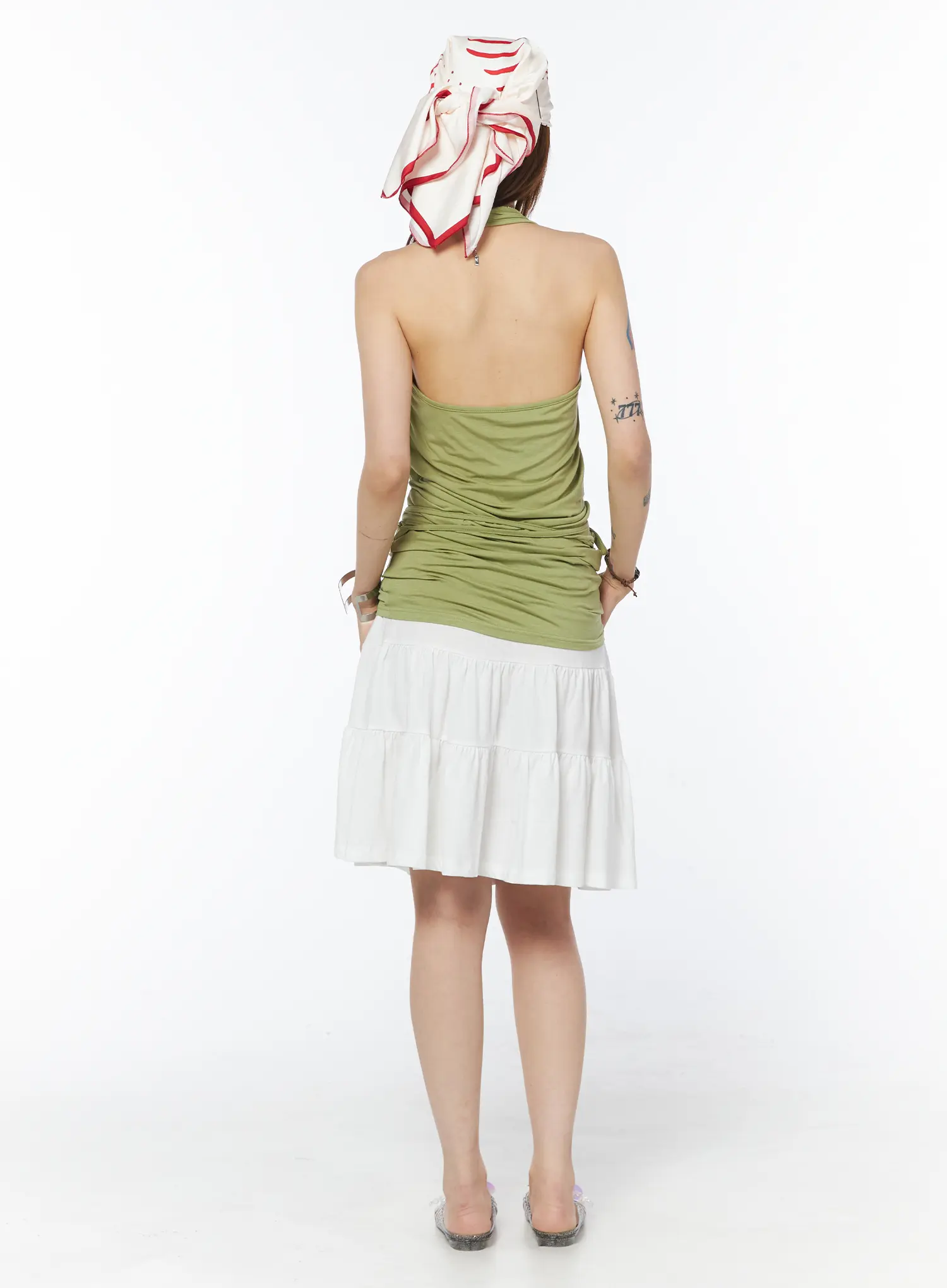 Flare Midi Skirt CY528 - Image 6