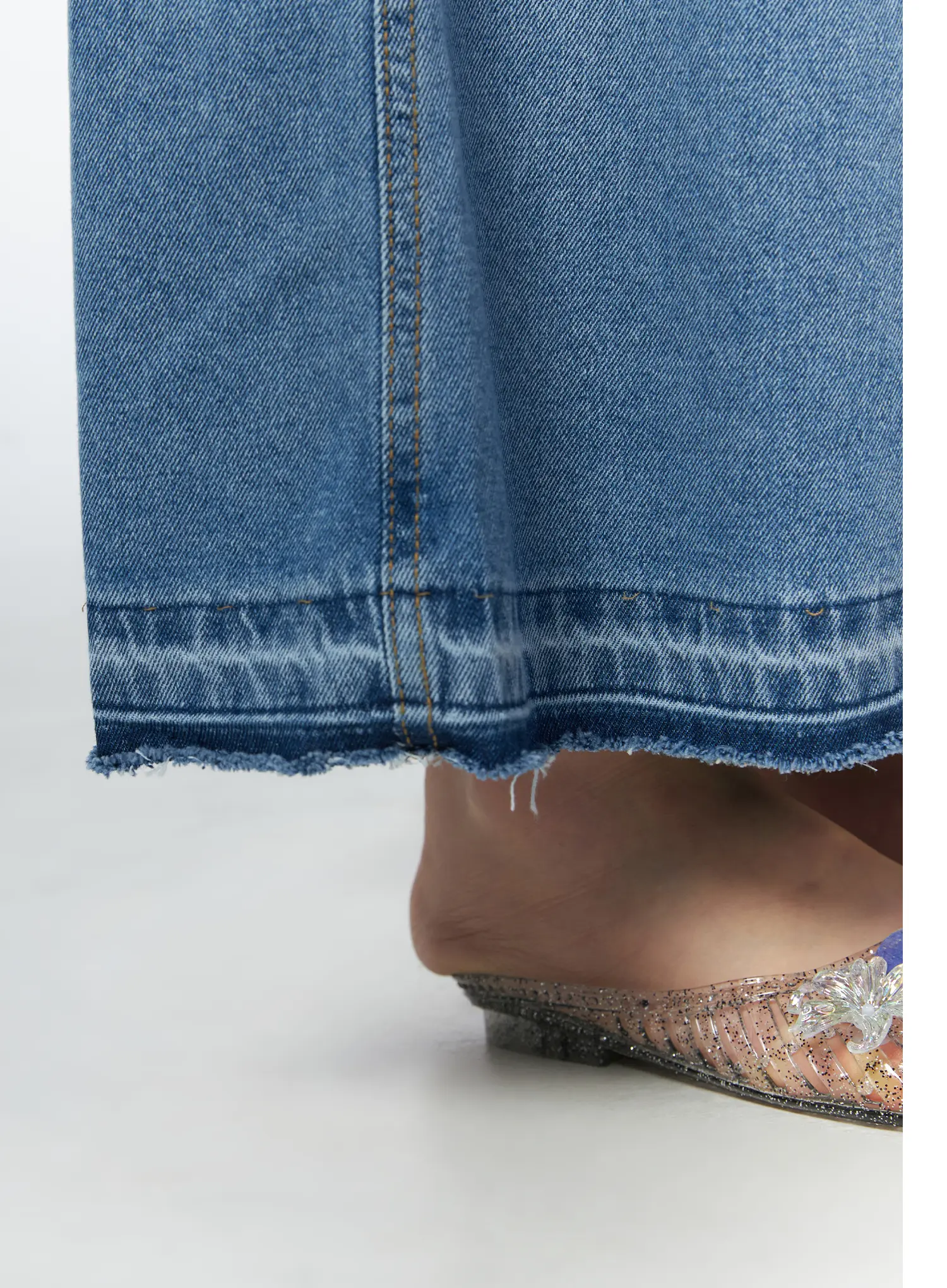 Flared Maxi Denim Skirt CY528 - Image 4