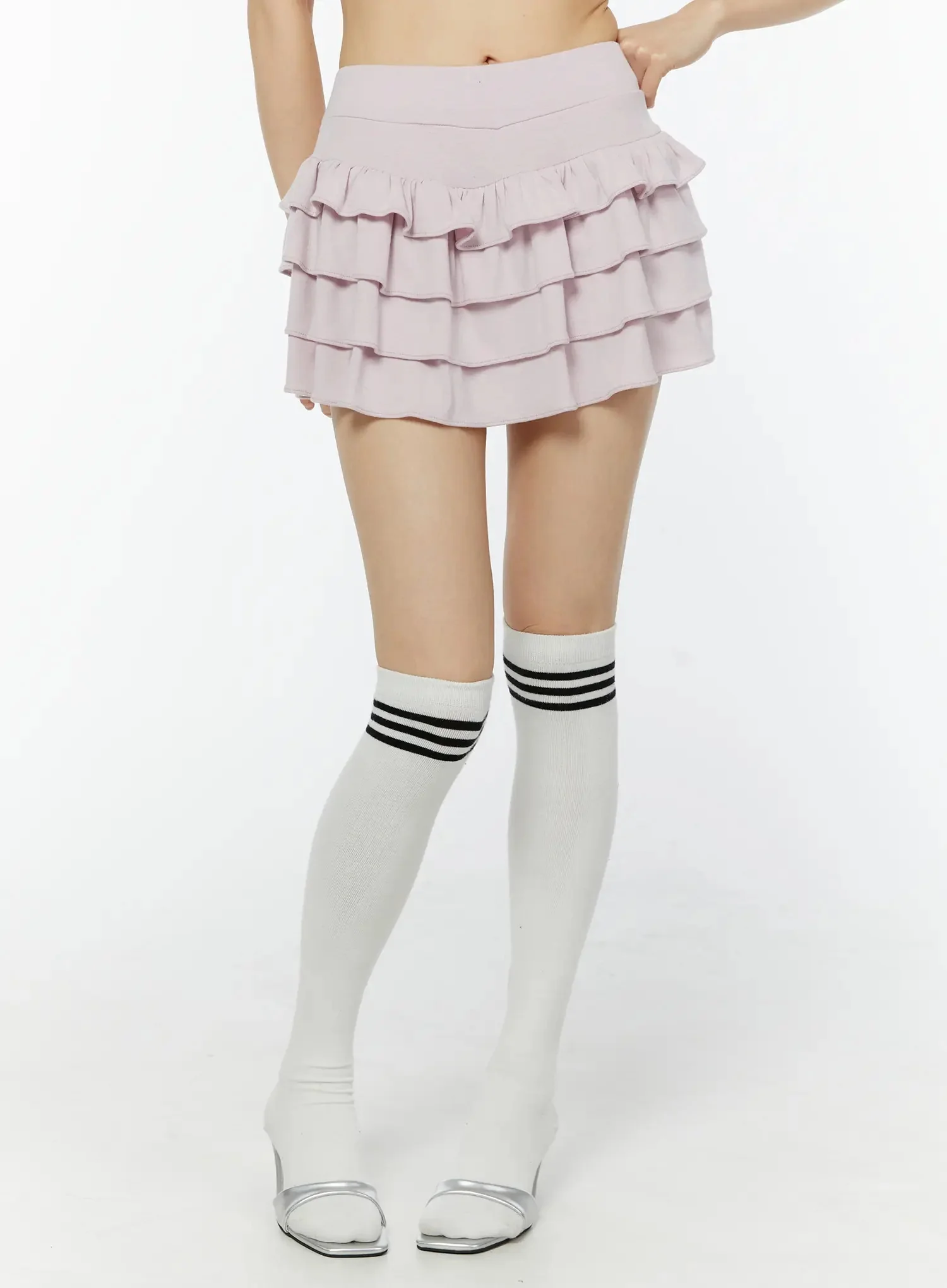 Flirty Frill Mini Skirt IU518 - Image 5