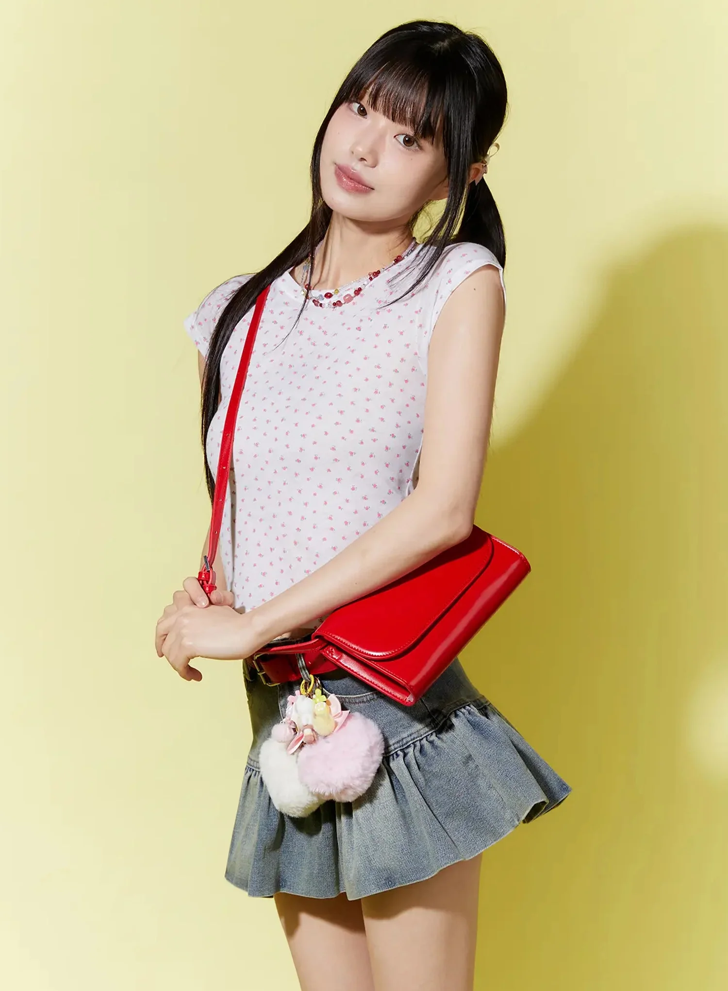Floral Cap Sleeve Top CU515