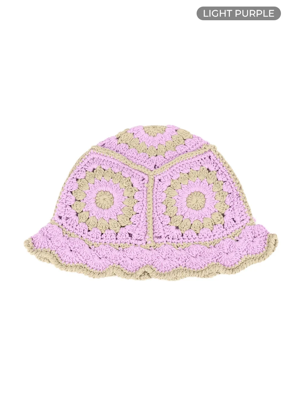 Floral Crochet Bucket Hat CA411 - Image 7