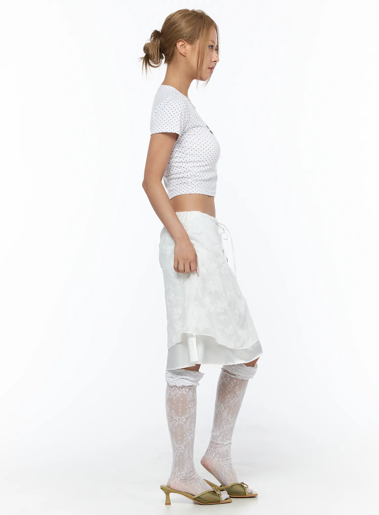Floral Midi Skirt CU523 - Image 6