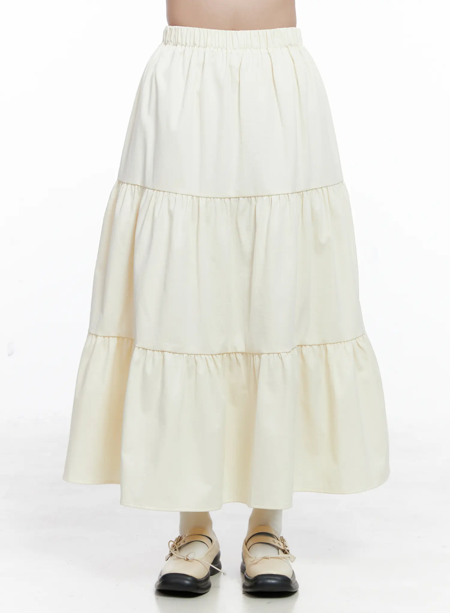 Flowy Tiered Maxi Skirt CS523 - Image 2