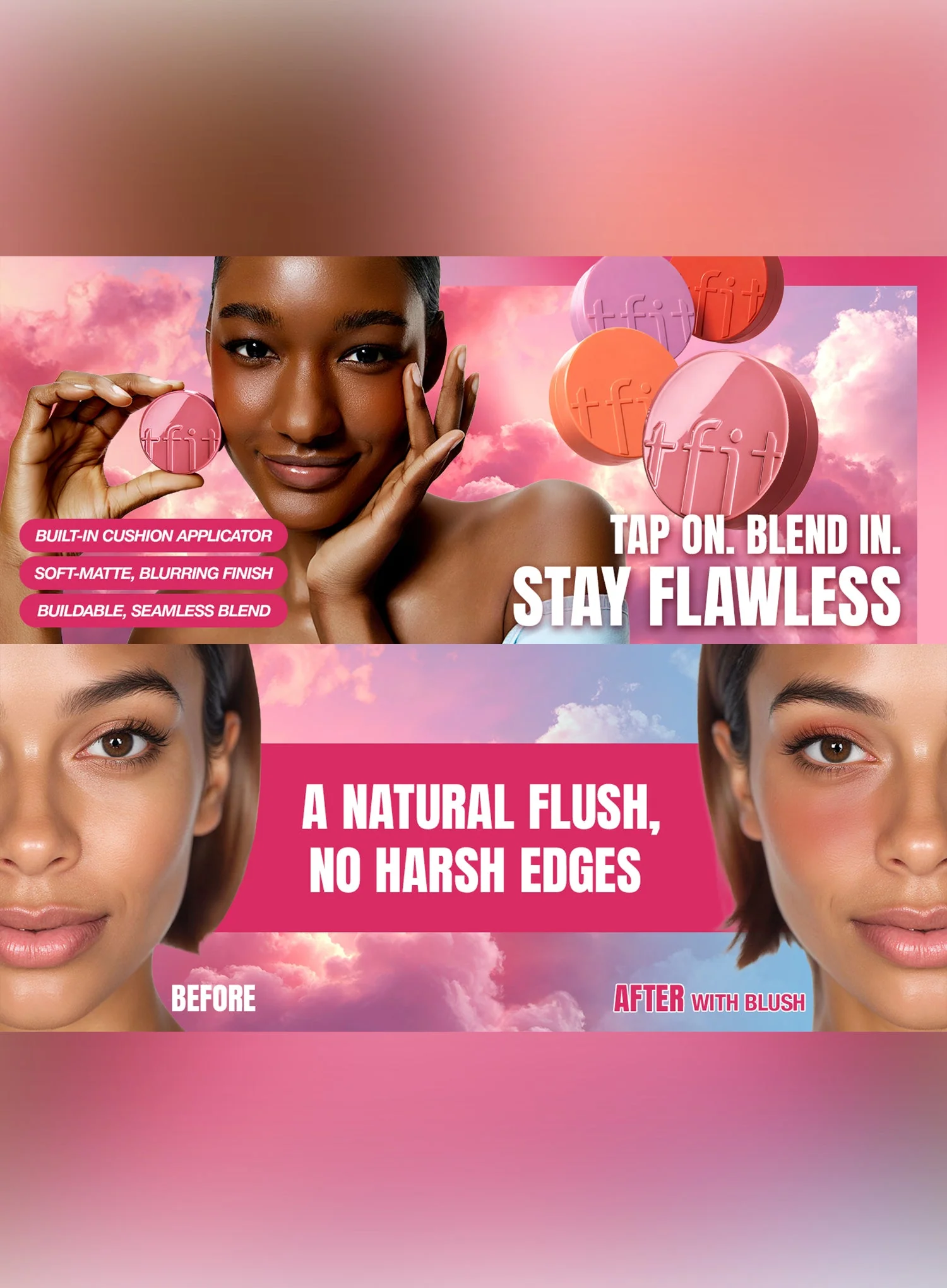 Fluffy Velvet Cushion Blush (4g) - Image 5