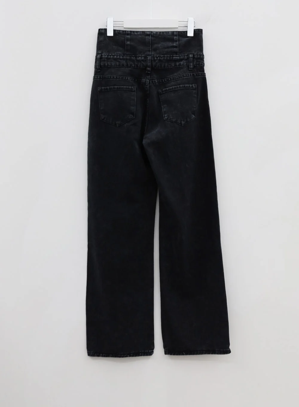 Four Buttoned Open Black Jeans CU8 - Image 22