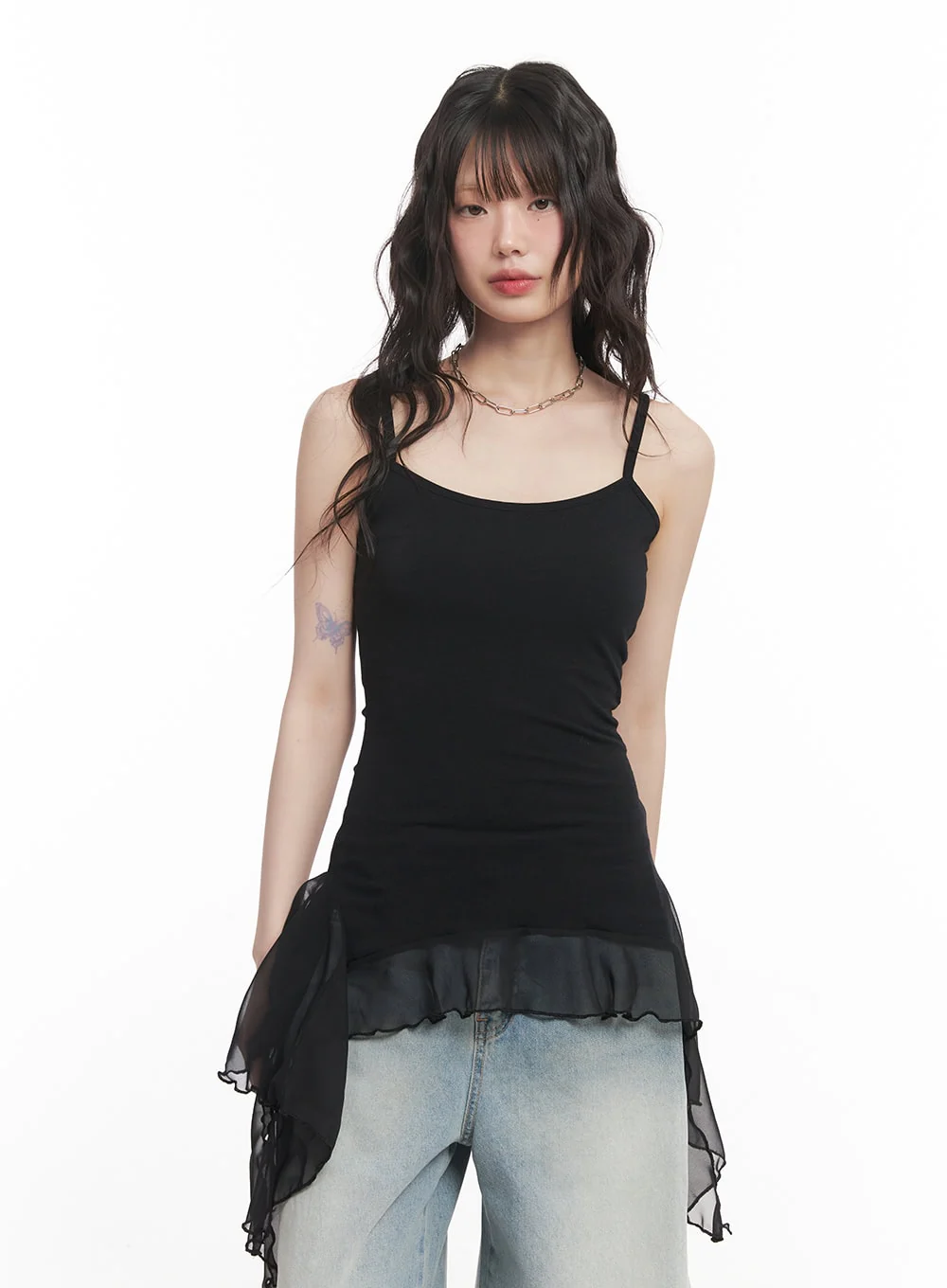 Frilly Flared Cami Top CM520 - Image 12