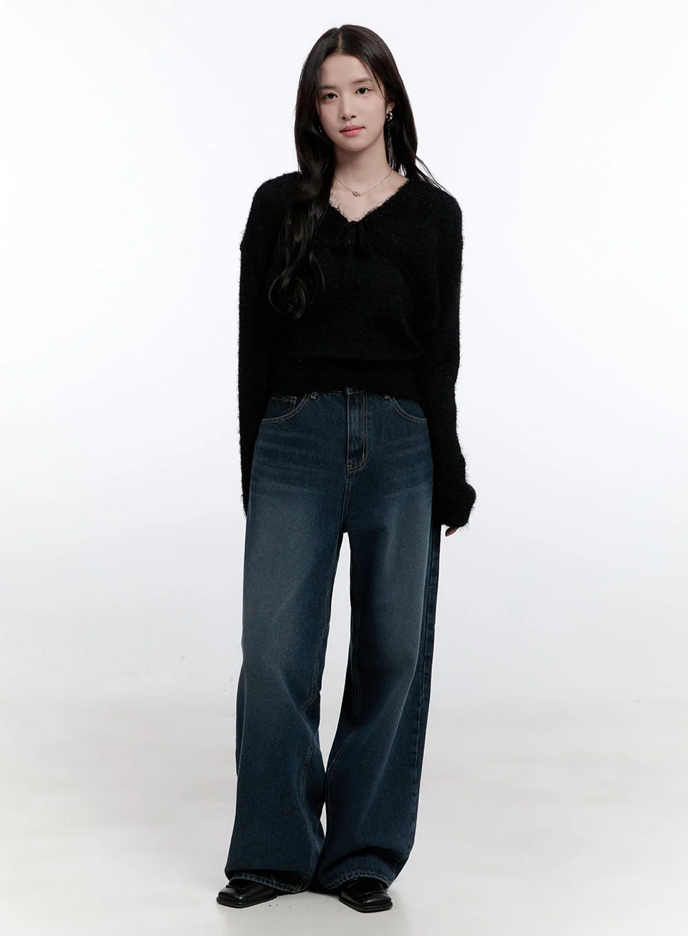 Fuzzy Bolero Cardigan & Tank Set ON418 - Image 2