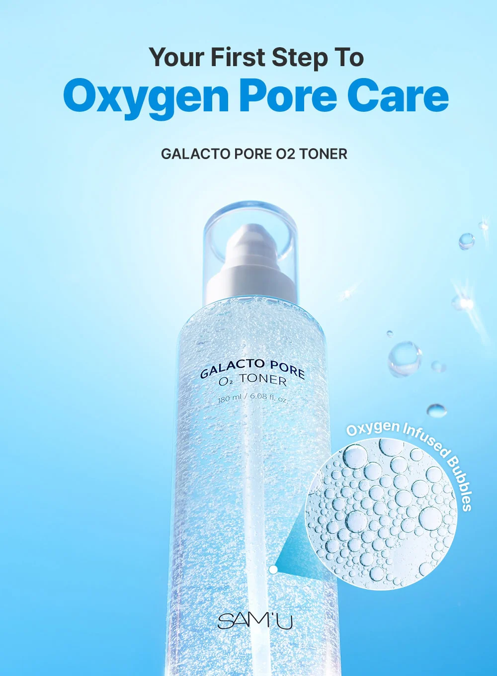 Galacto Pore O2 Toner (180ml) - Image 3
