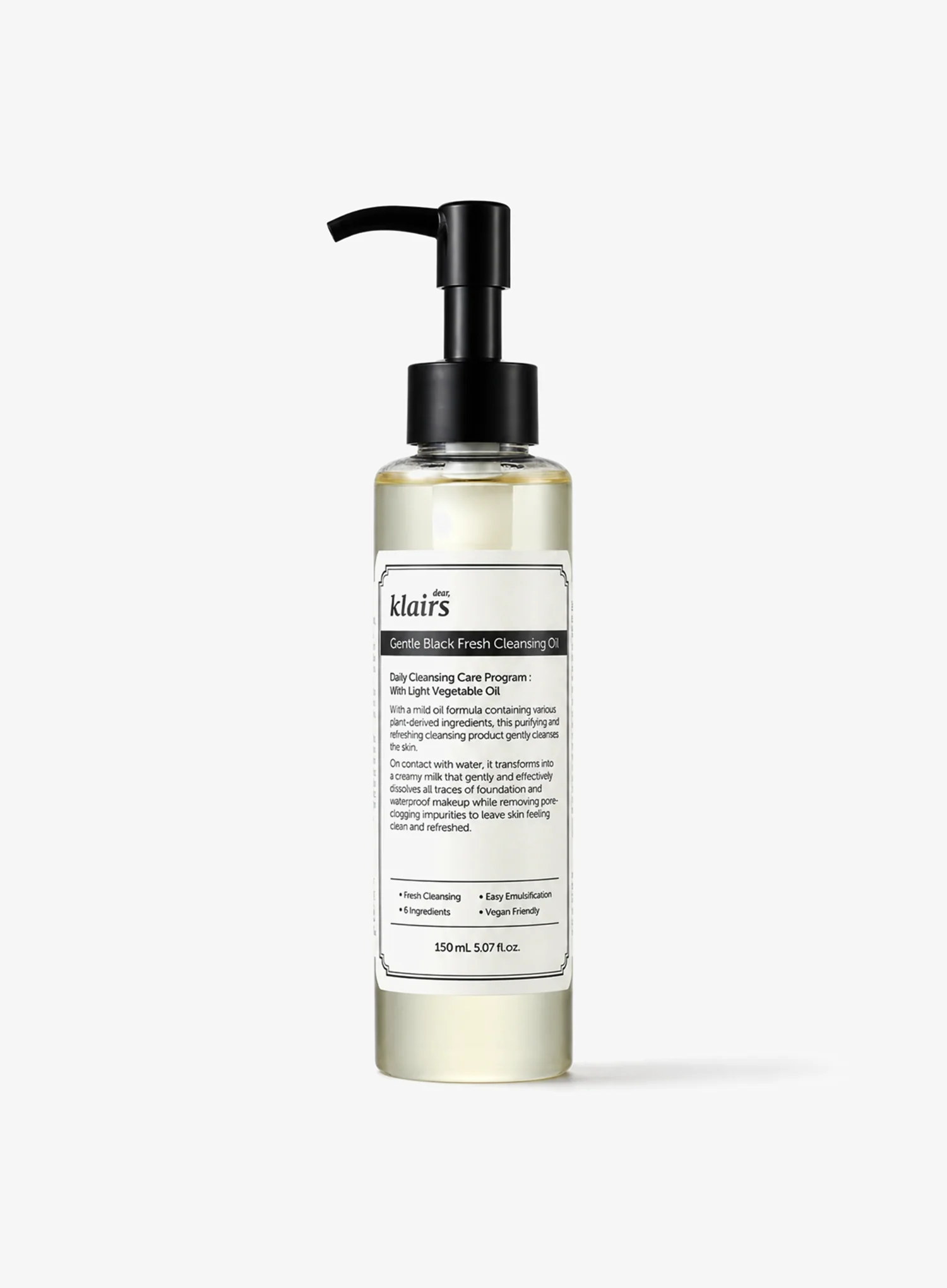 Gentle Black Fresh Cleansing Oil (150ml)