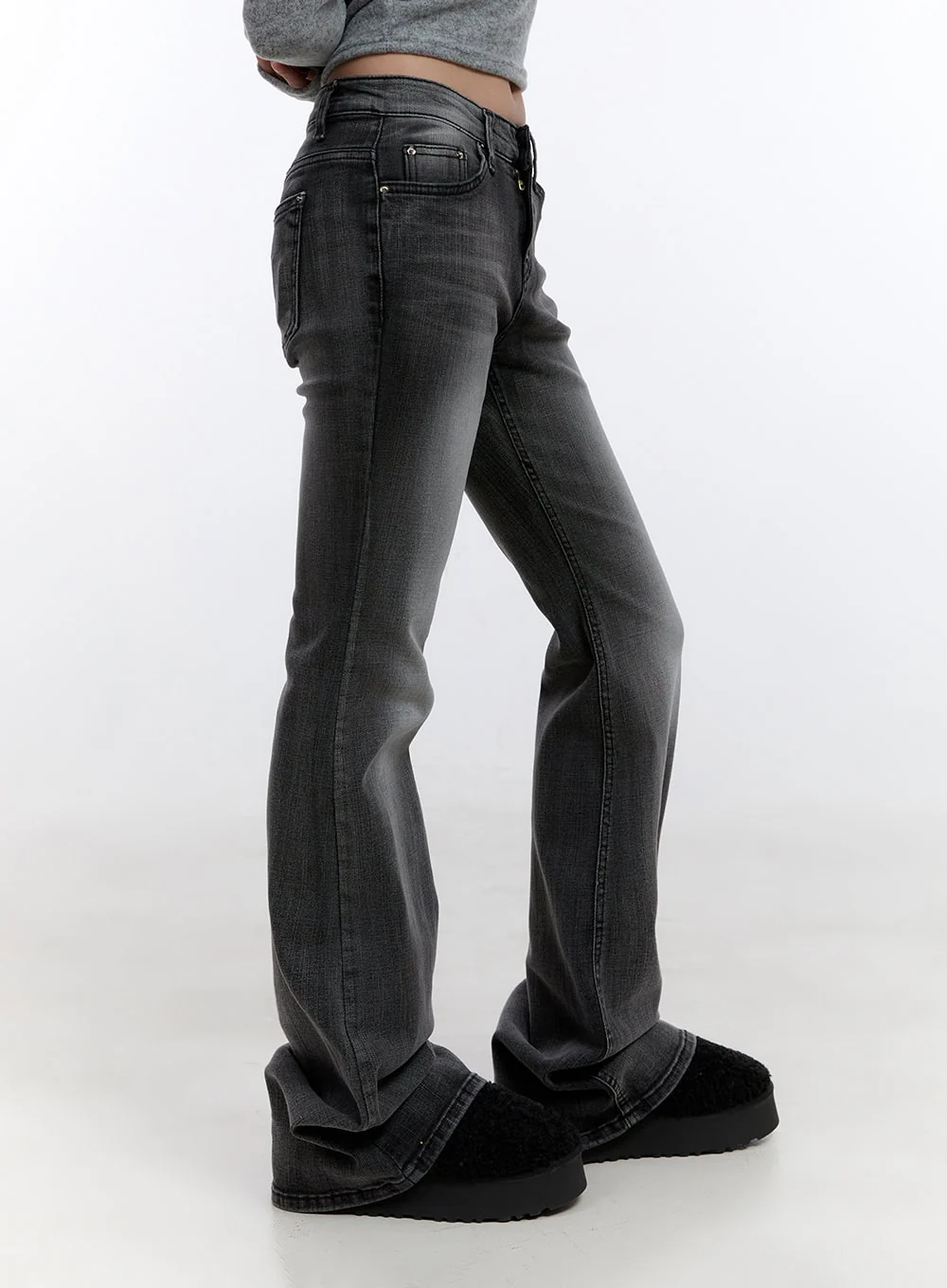 Gianna Faded Flared Jeans CO422 - Image 3