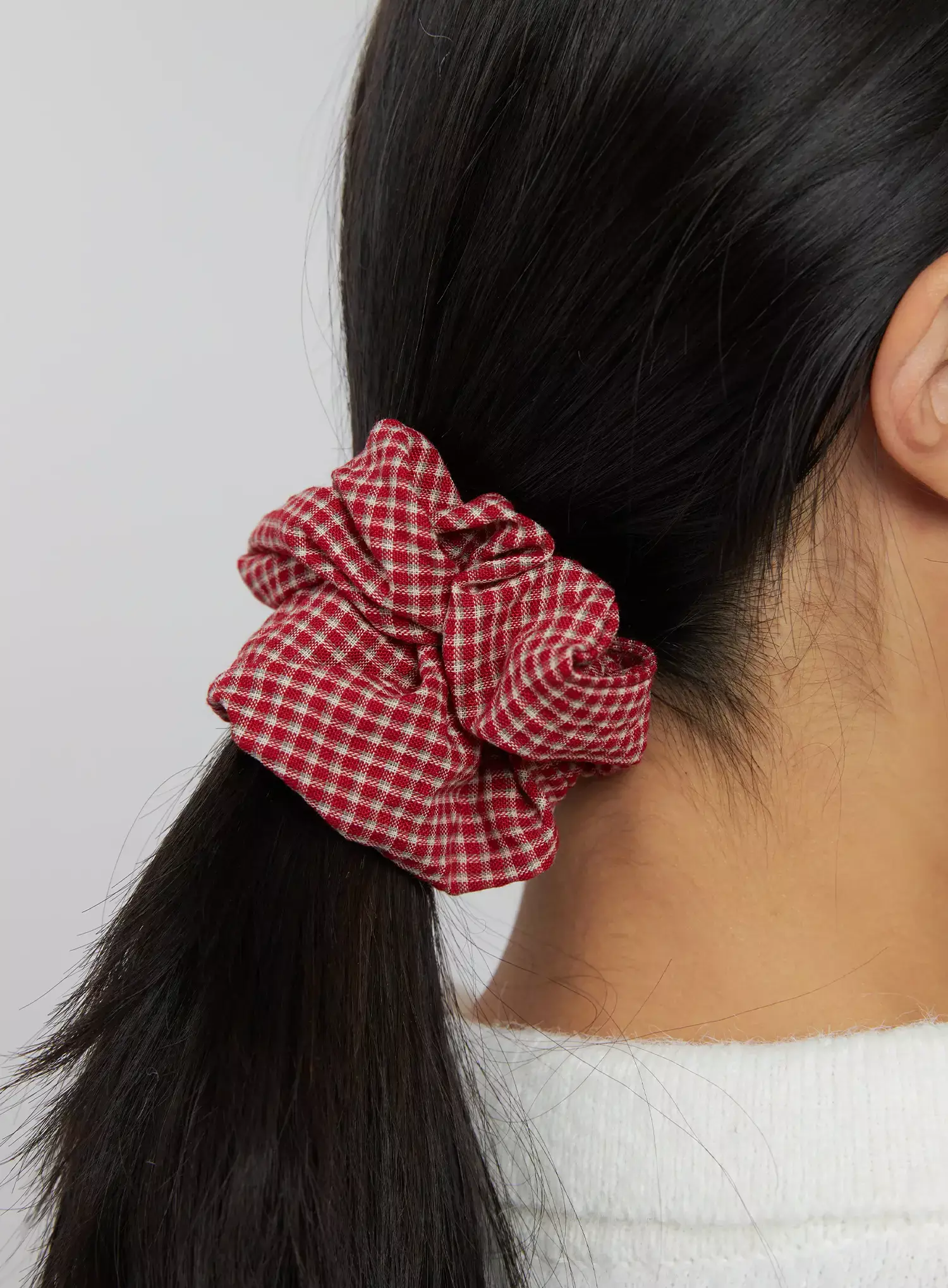 Gingham Scrunchie IN503