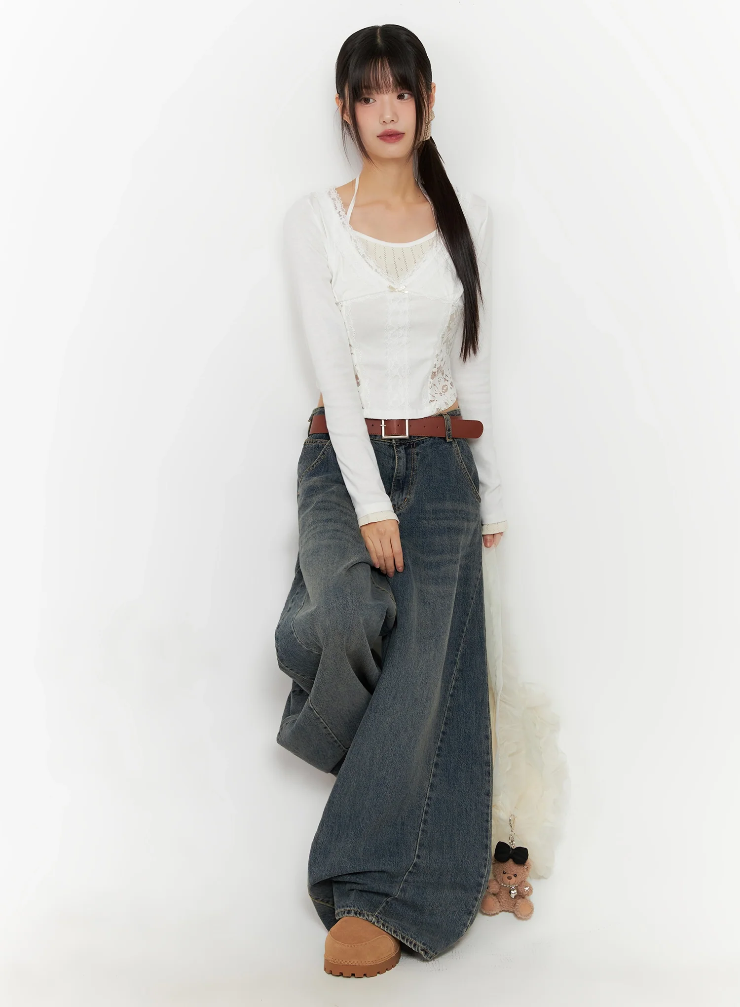 Gingham Scrunchie IN503 - Image 3