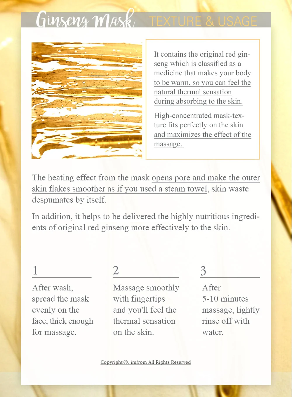 Ginseng Mask (120g) - Image 5