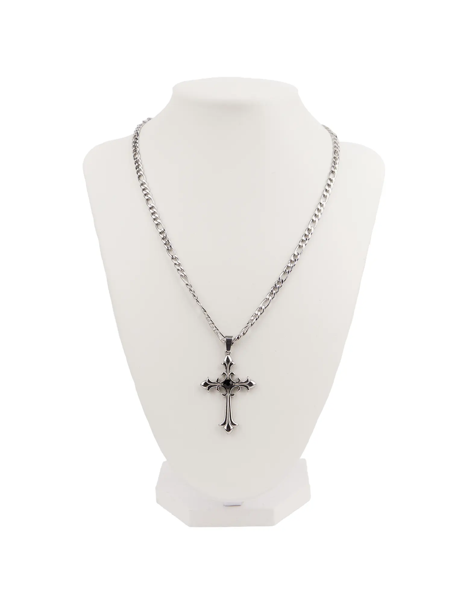 Gothic Cross Chain Necklace CM505 - Image 3