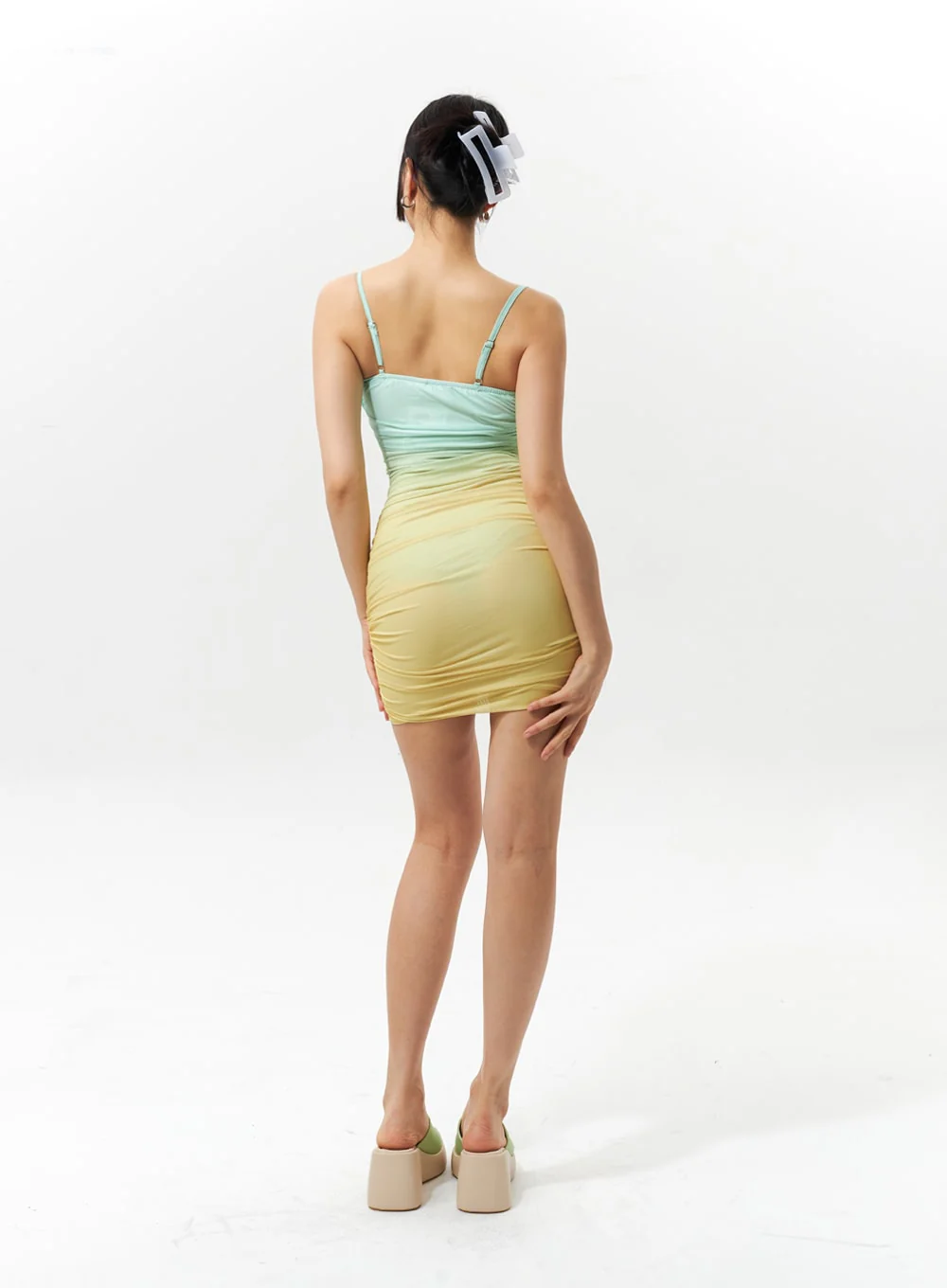Gradient Mini Dress IU322 - Image 11