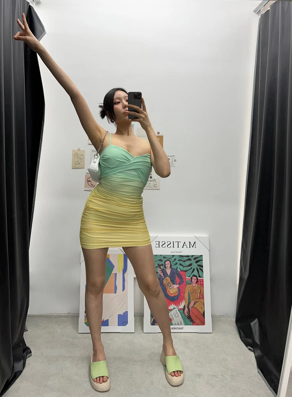 Gradient Mini Dress IU322 - Image 13