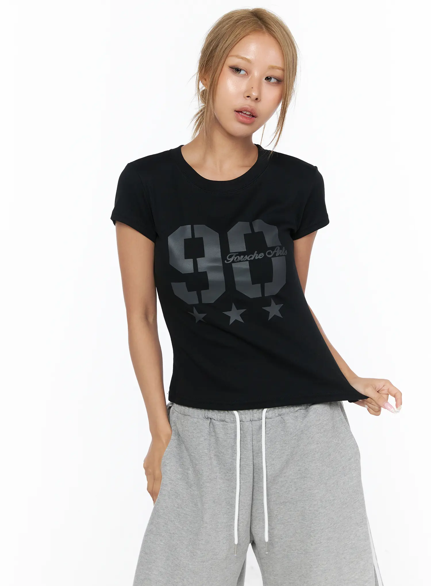 Graphic Crop Tee CU523 - Image 2