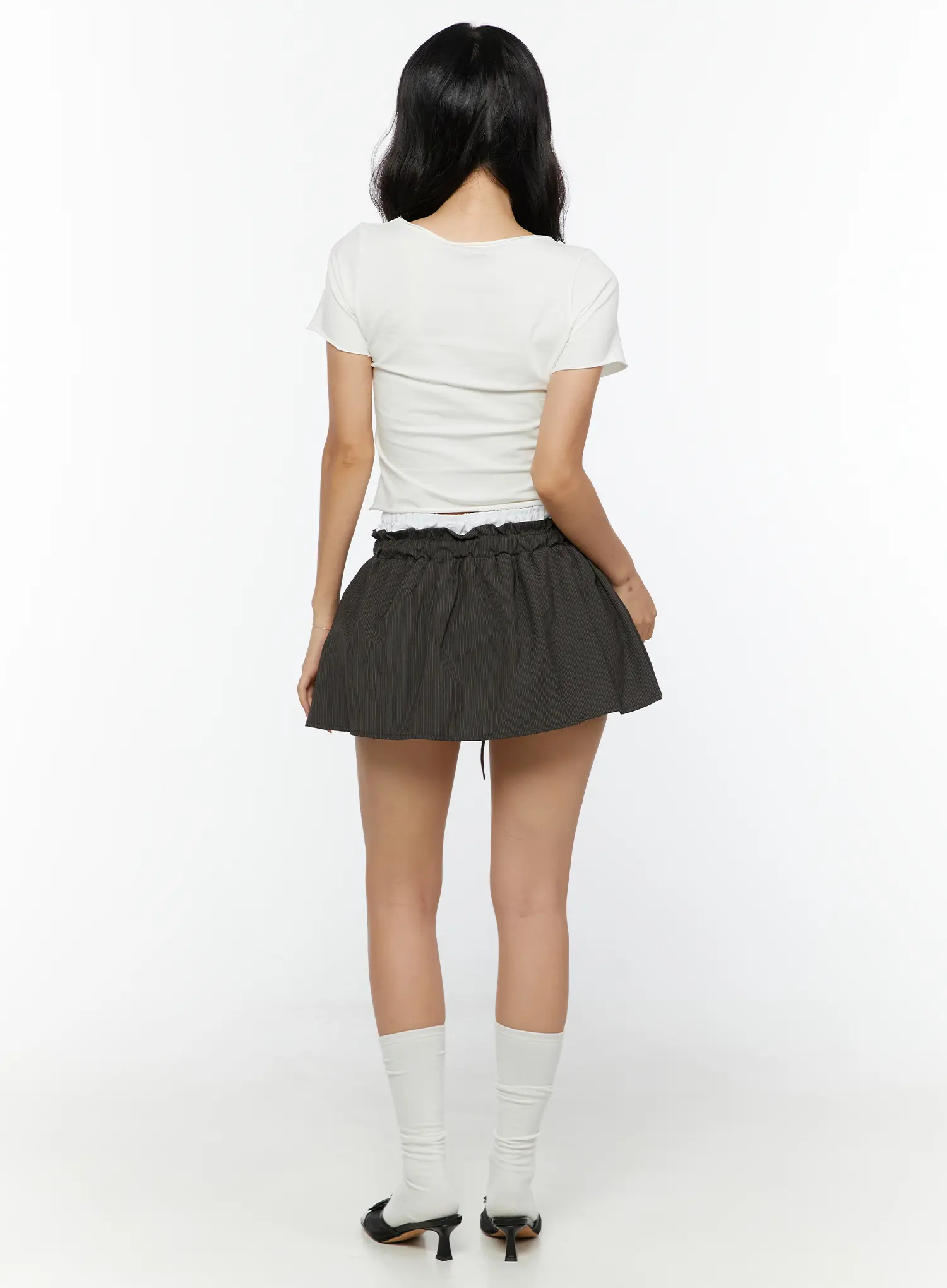 Graphic Cropped Tee CU526 - Image 5