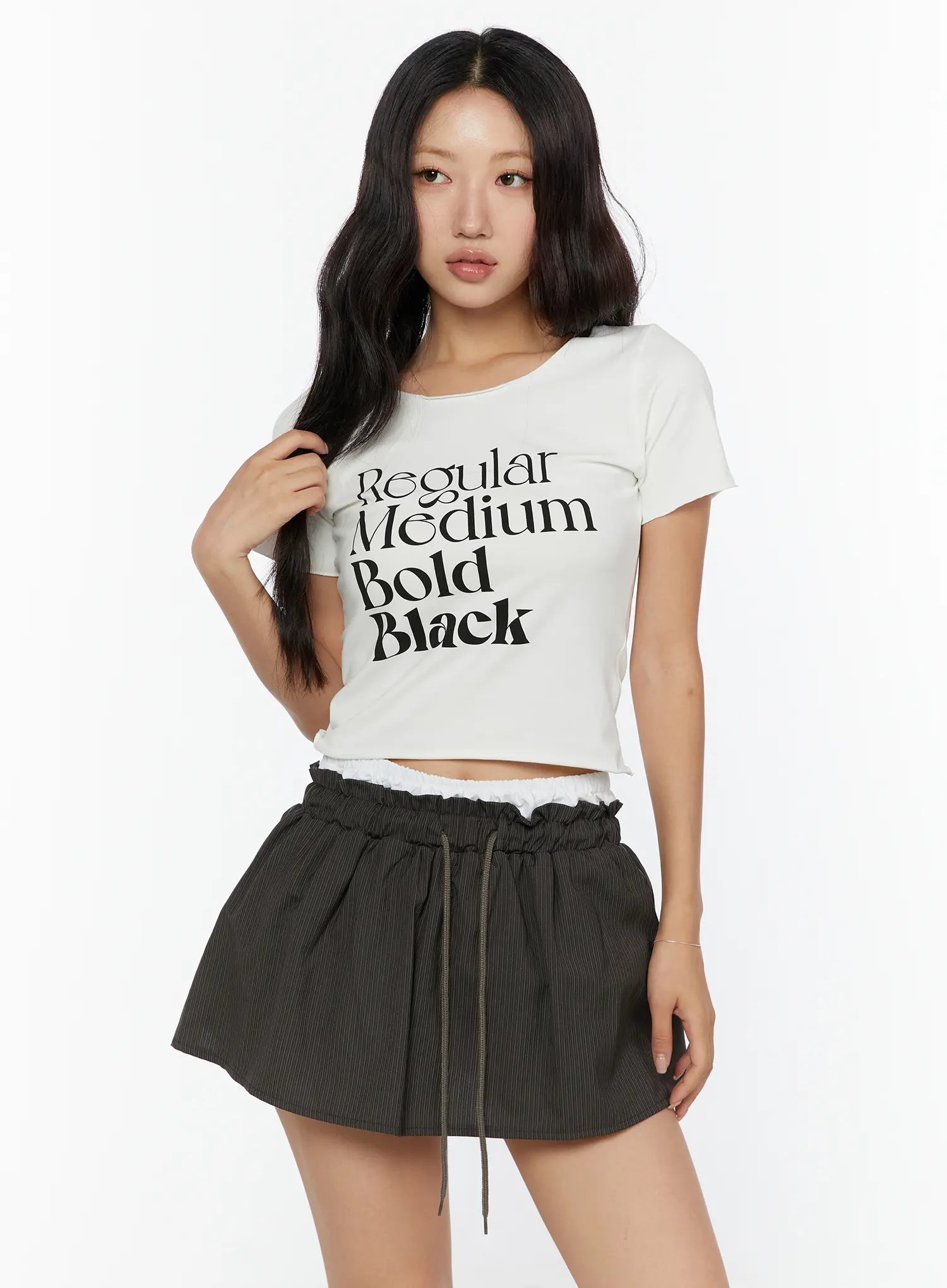 Graphic Cropped Tee CU526 - Image 9