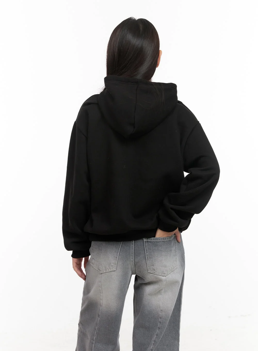 Graphic Lettering Hooded Sweatshirt CD416 - Image 7