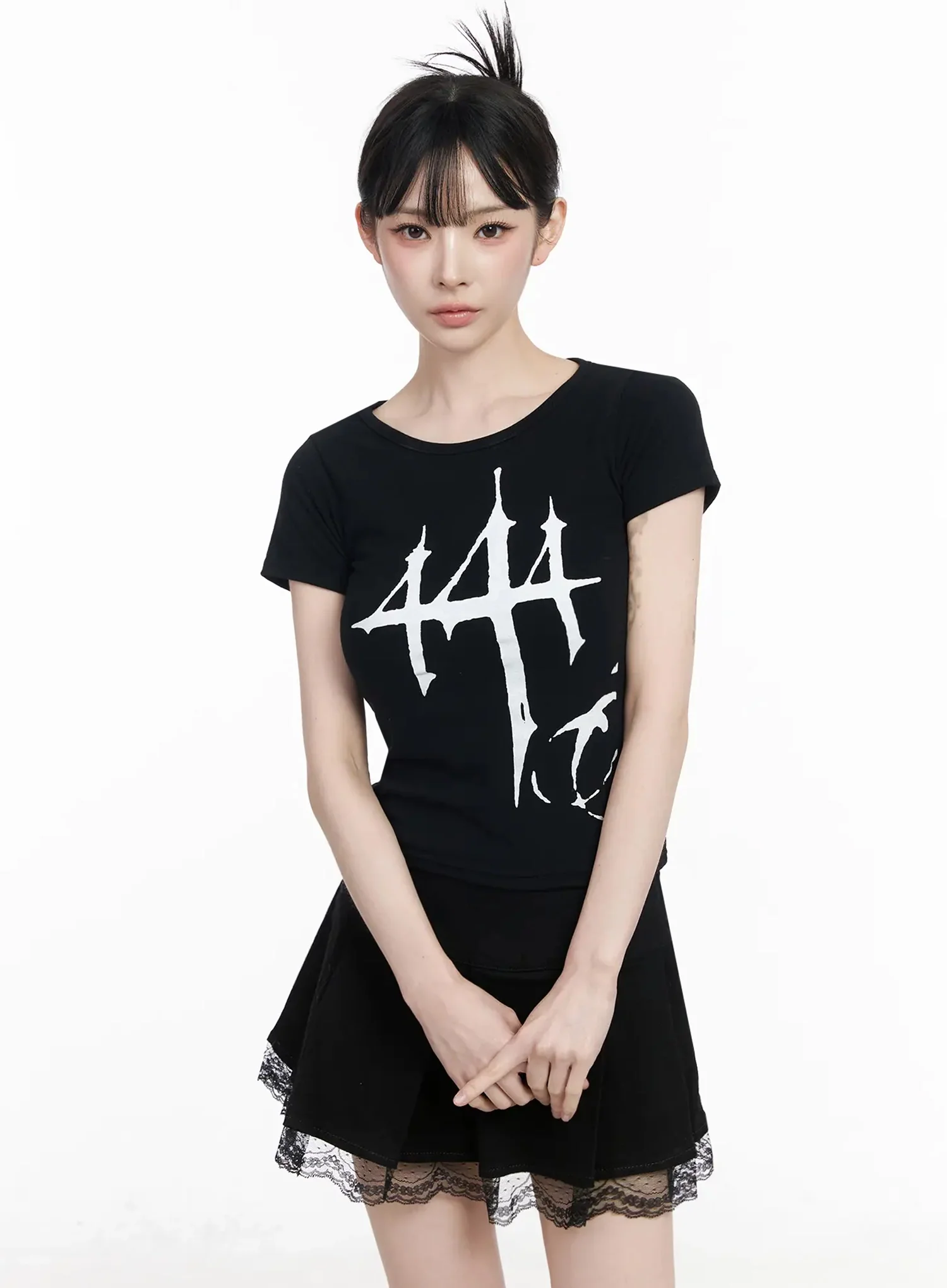 Graphic Numbered Tee IU512 - Image 2