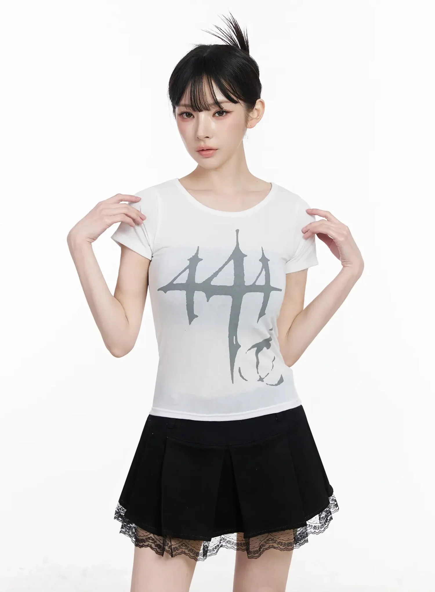 Graphic Numbered Tee IU512 - Image 7