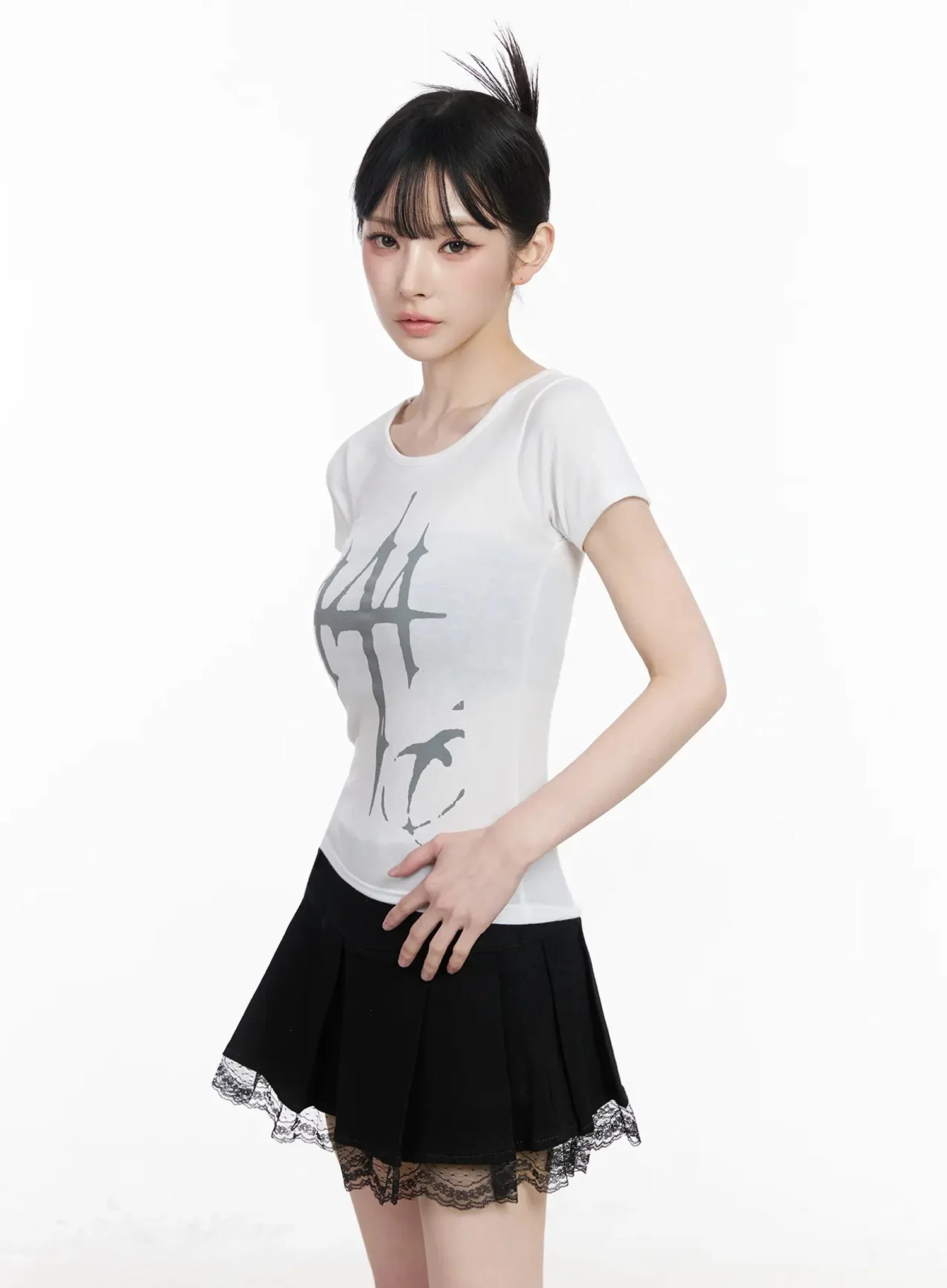 Graphic Numbered Tee IU512 - Image 8