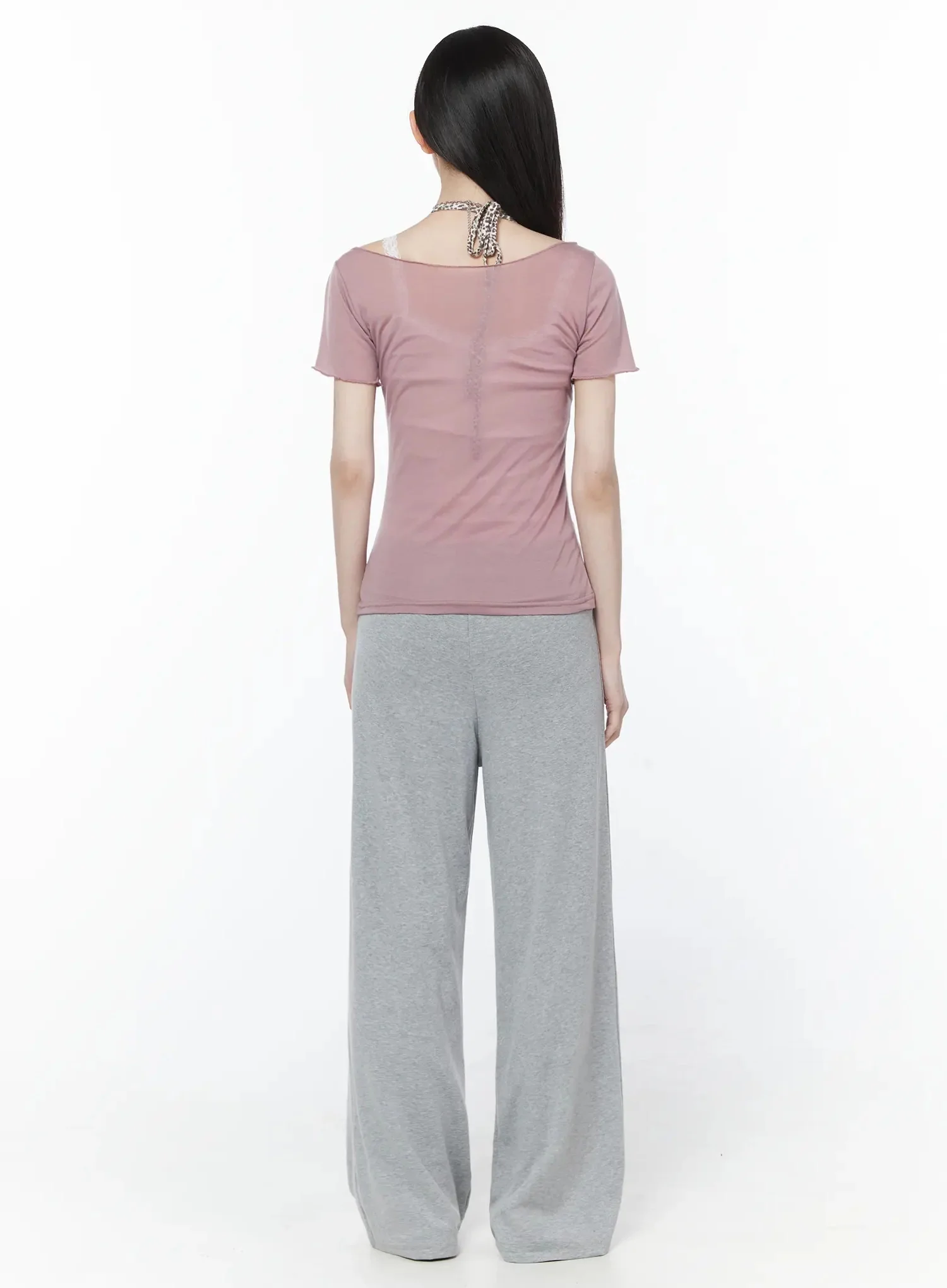 Graphic Off-Shoulder Top IU512 - Image 5