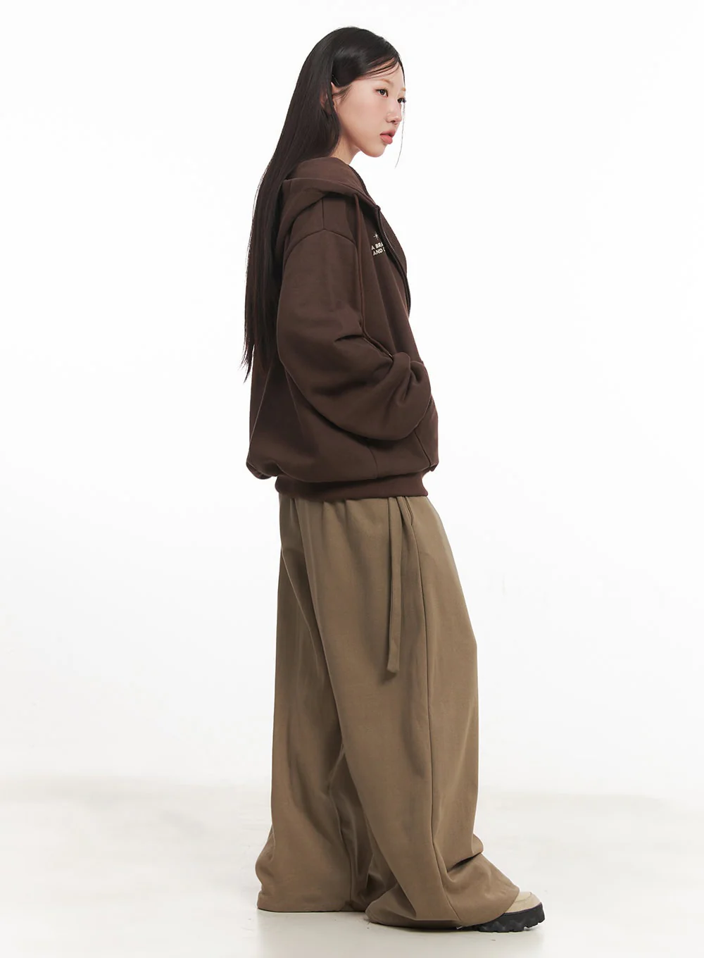 Graphic Oversize Zip-Up Hooded Jacket IM528 - Image 12
