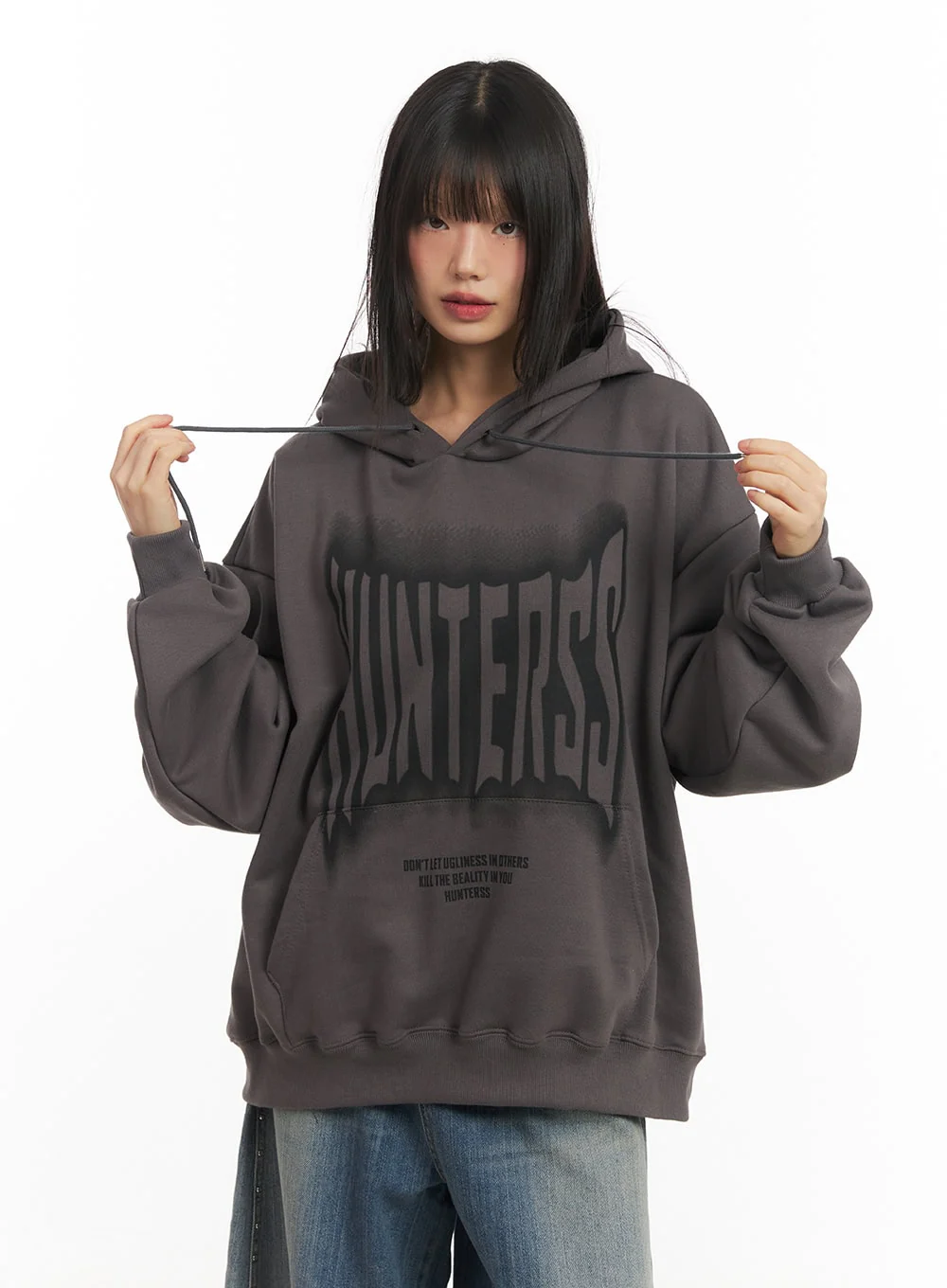 Graphic Oversized Hoodie CF519 - Image 11