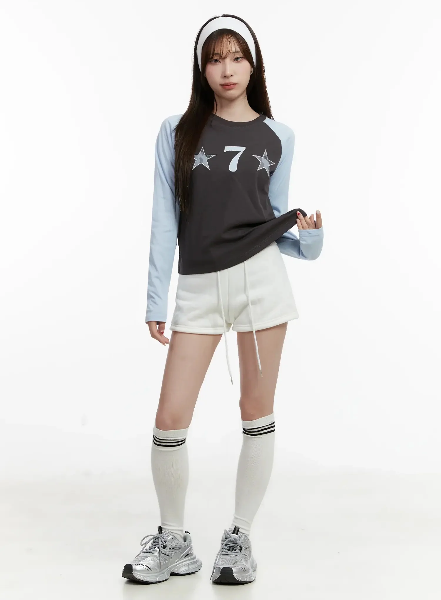 Graphic Print Long Sleeve Top ID525 - Image 2