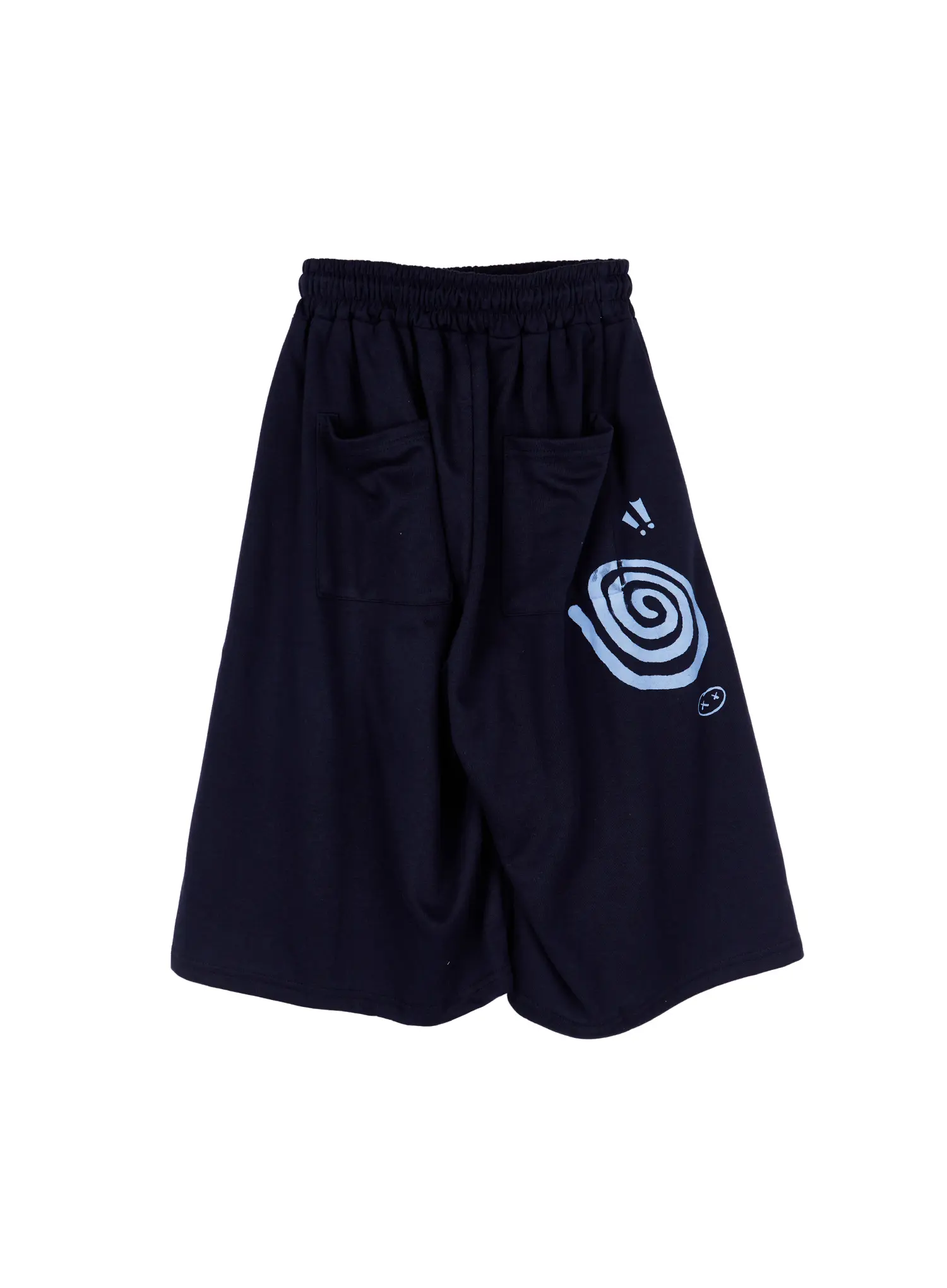 Graphic Print Sweat Shorts CA524 - Image 13