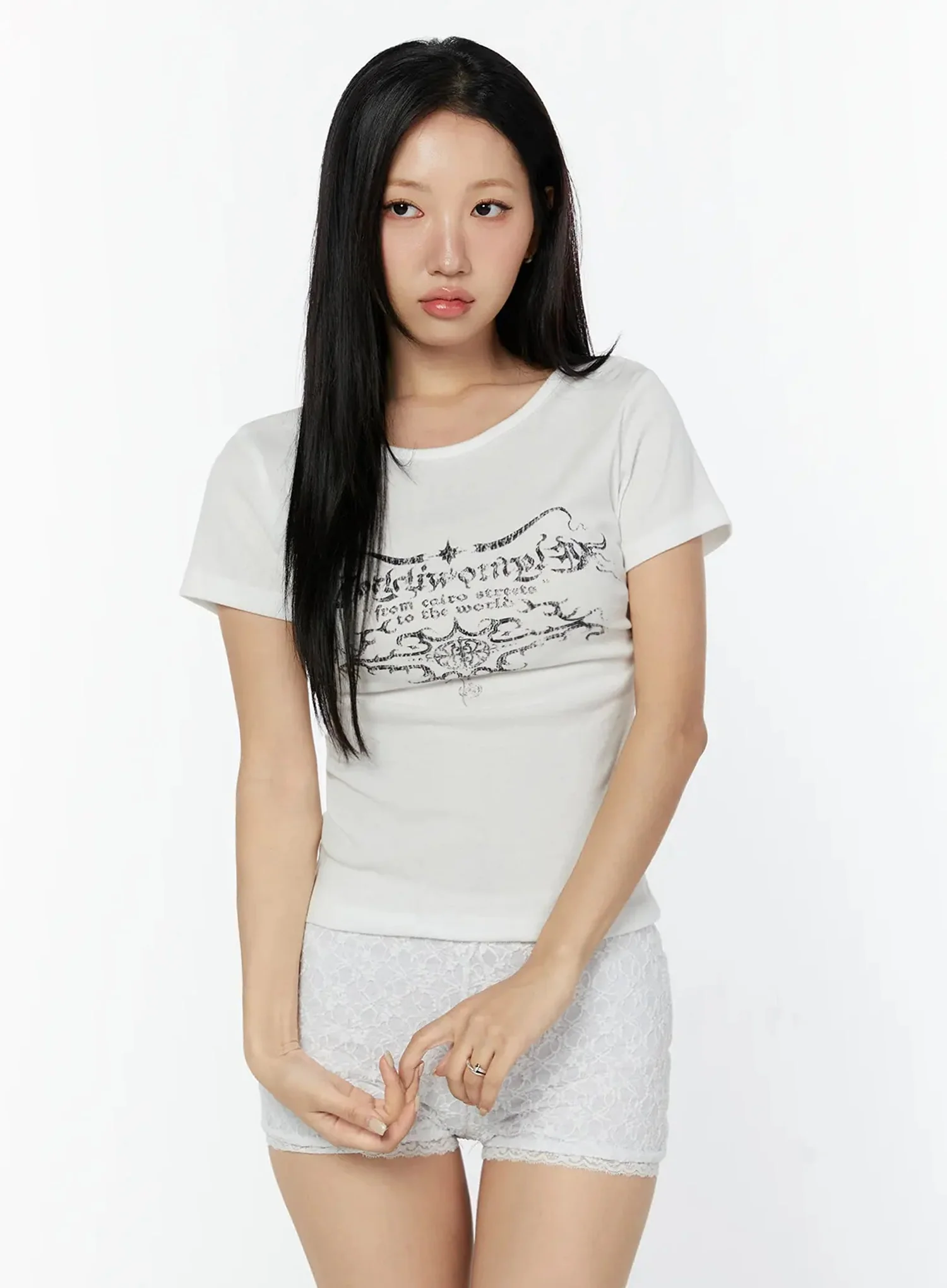 Graphic Short Sleeve Tee IU524 - Image 2