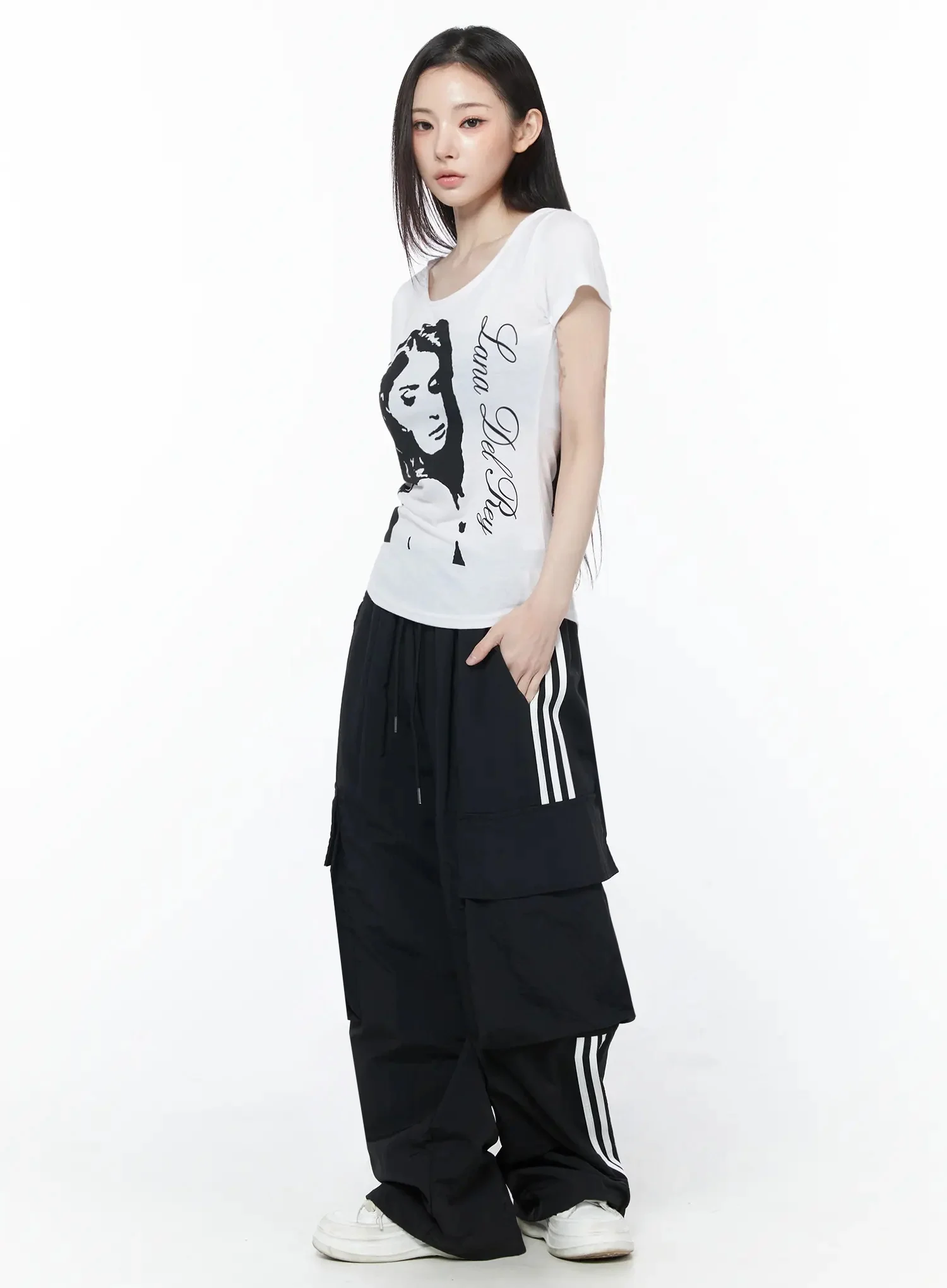 Graphic Slim Fit Short Sleeve Hoodie IU512 - Image 10