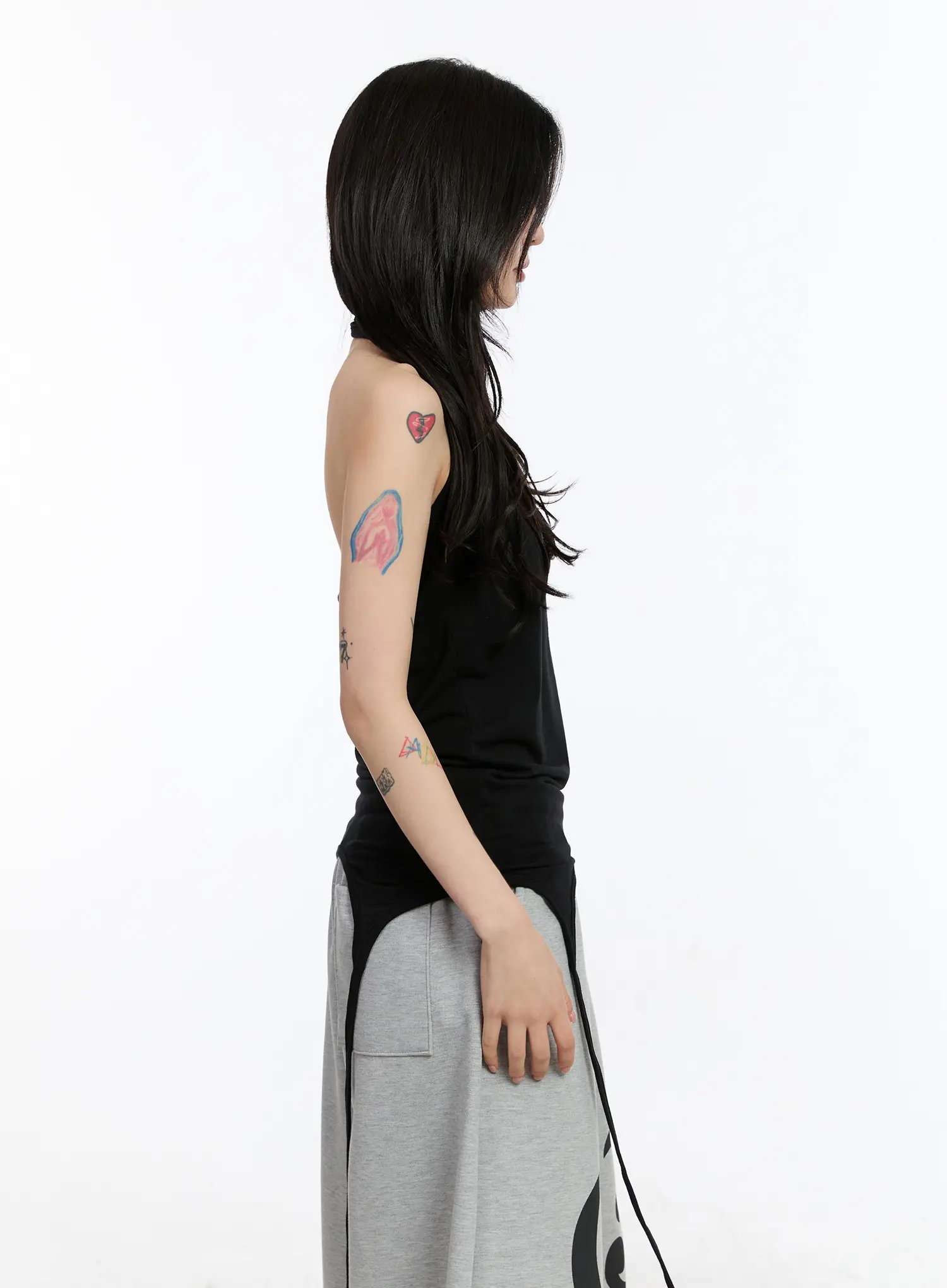 Halter Layered Sleeveless Top CA506 - Image 6