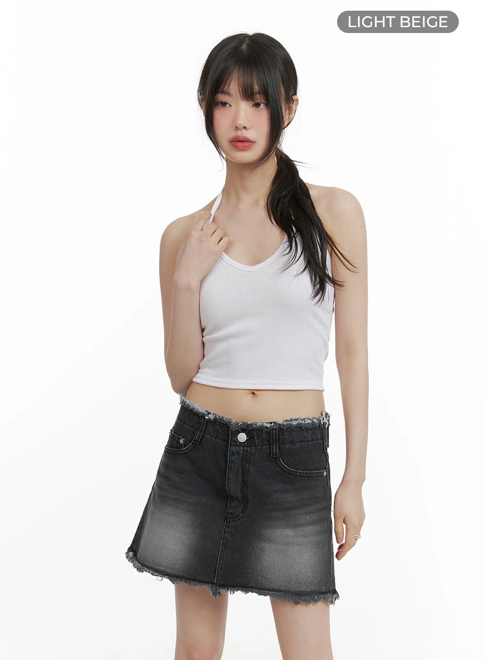 Halter Strap Crop Cami Top CA419 - Image 8