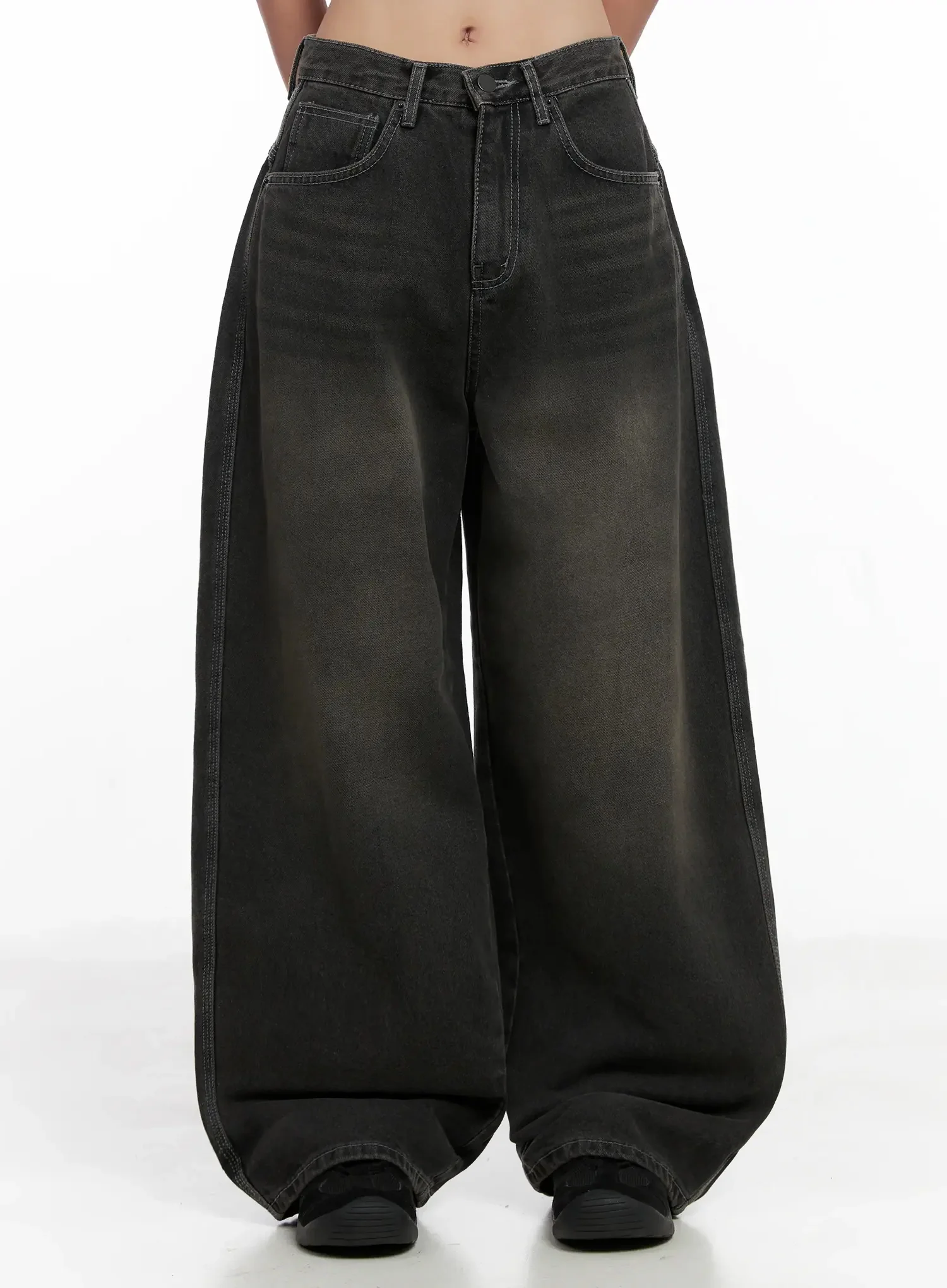 Hari Dark Washed Baggy Jeans IG527 - Image 4