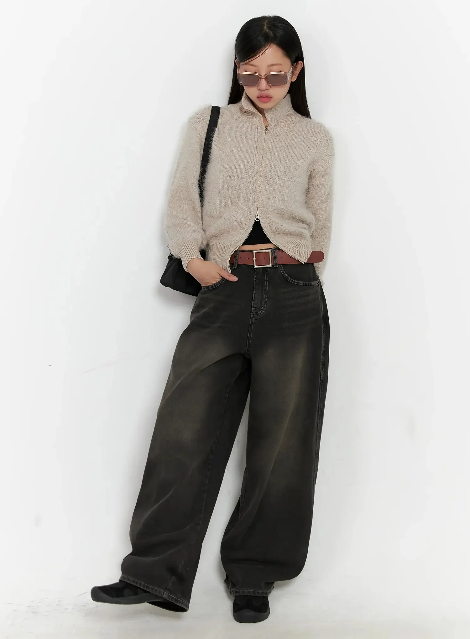 Hari Dark Washed Baggy Jeans IG527 - Image 7