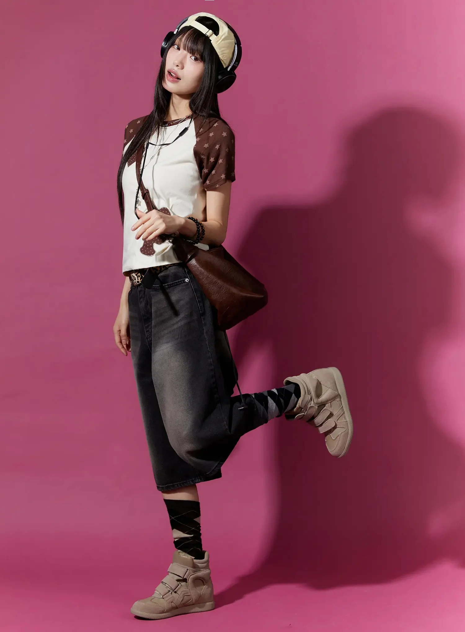 Heart Accent Casual T-Shirt IU518 - Image 10