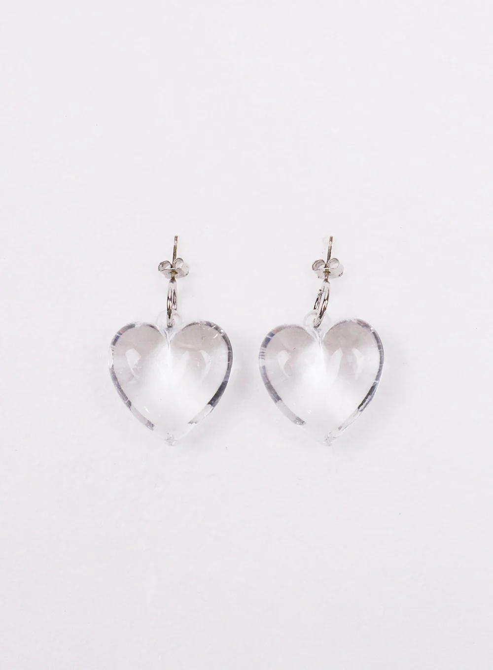 Heart Drop Earrings IJ419 - Image 4