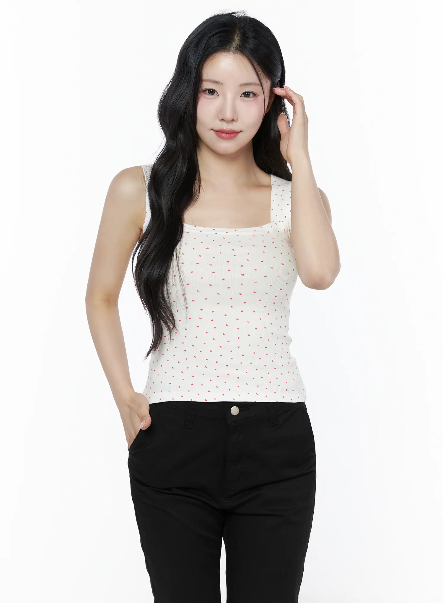Heart Polka Dot Tank Top IU525 - Image 10