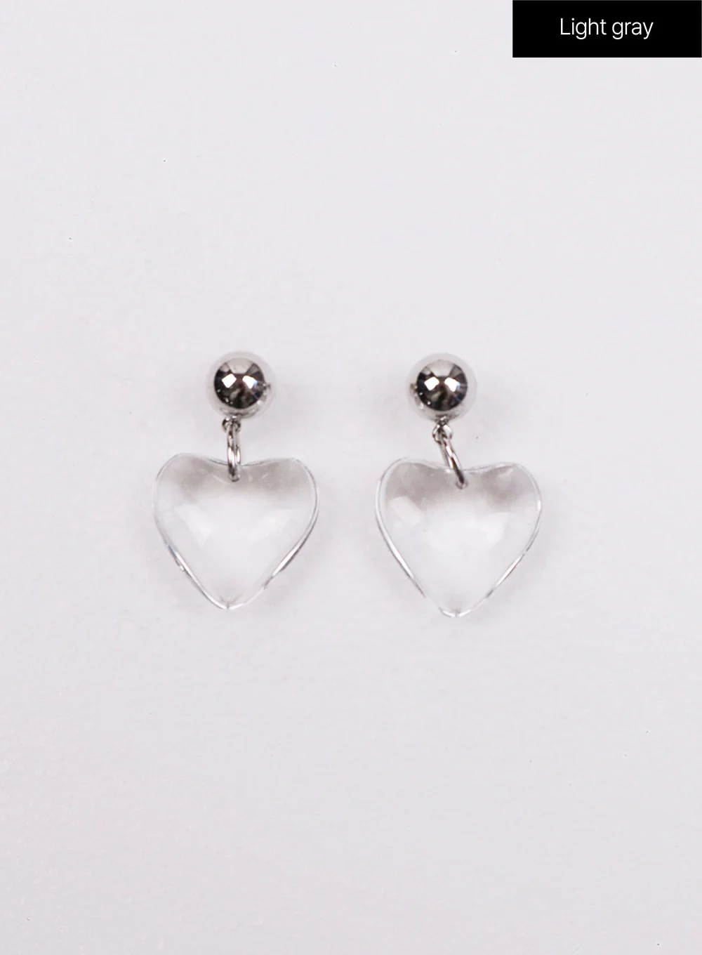 Heart Stud Earrings IJ419 - Image 3