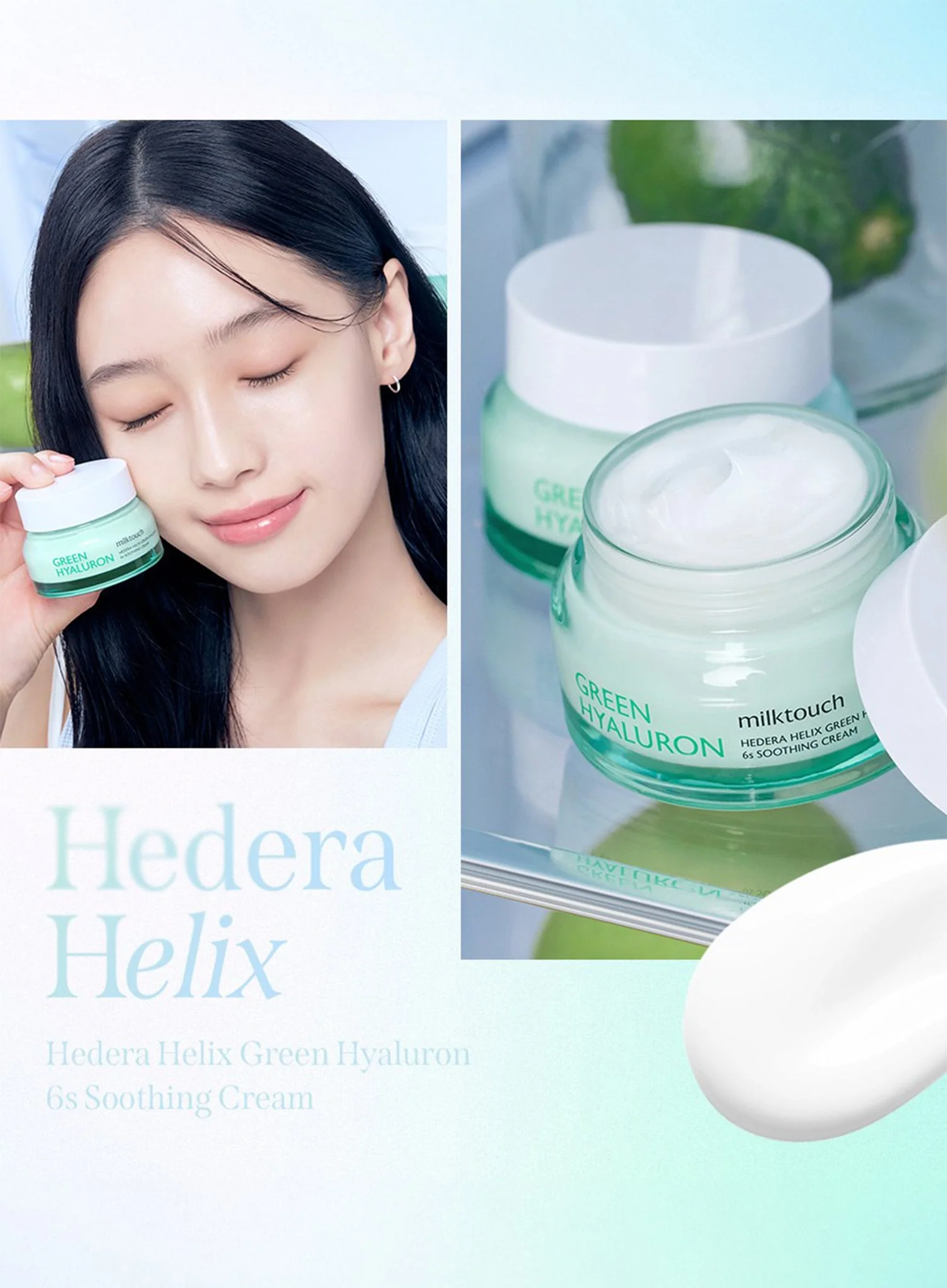 Hedera Helix Green Hyaluron 6s Moisture Cream (50ml) - Image 4