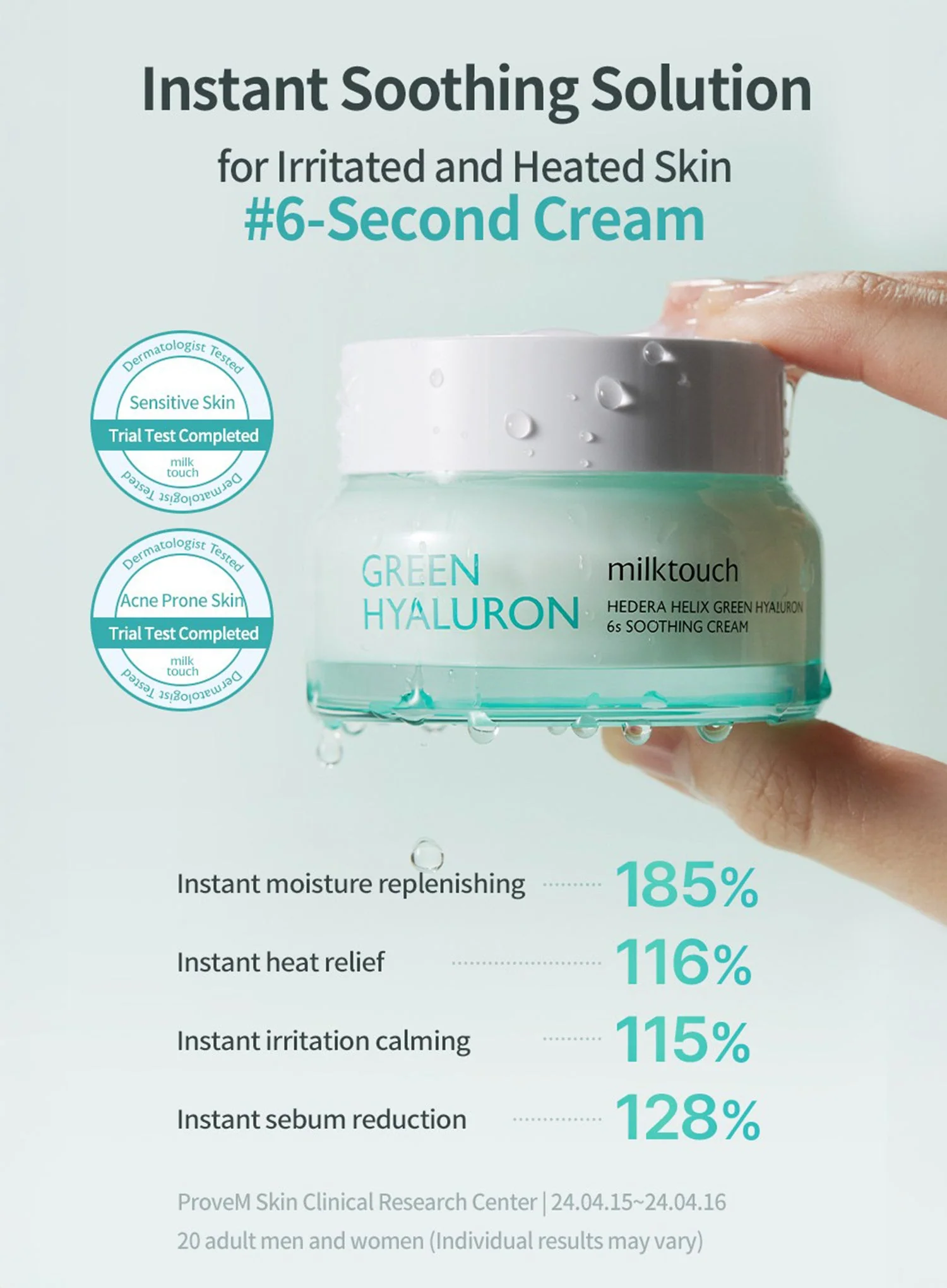 Hedera Helix Green Hyaluron 6s Moisture Cream (50ml) - Image 7