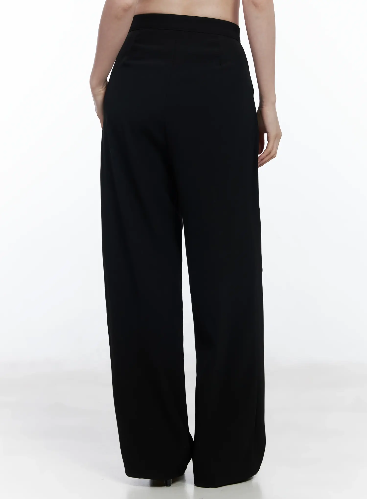 High-Waist Buttoned Wide Leg Trousers IF520 - Image 5