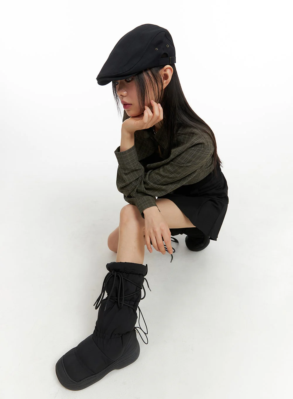 High Waist Pleated Mini Skirt CJ317 - Image 3