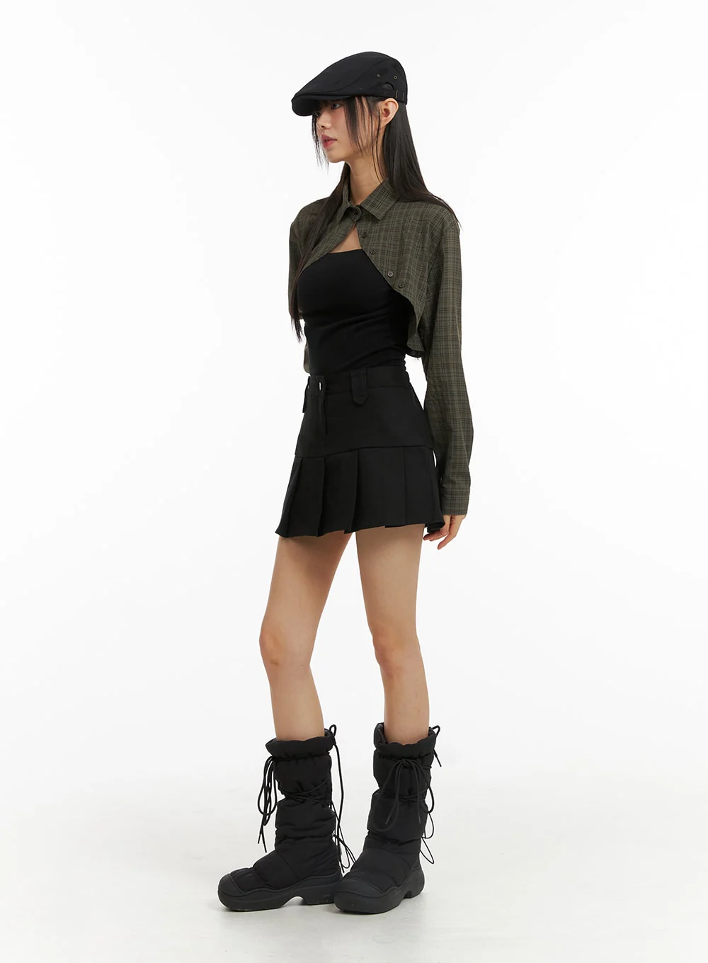 High Waist Pleated Mini Skirt CJ317 - Image 8