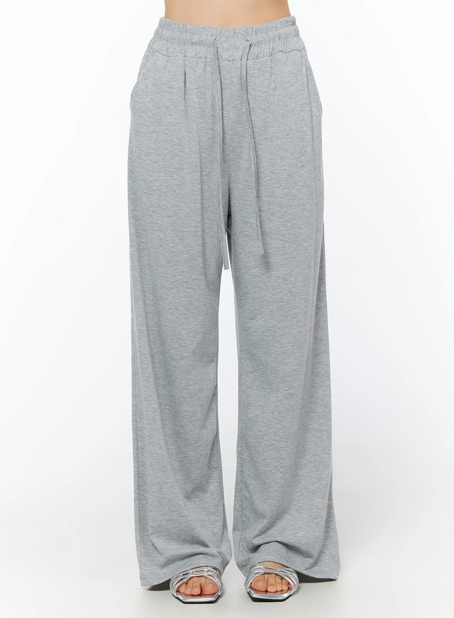 High Waist Relaxed Fit Sweatpants IU519